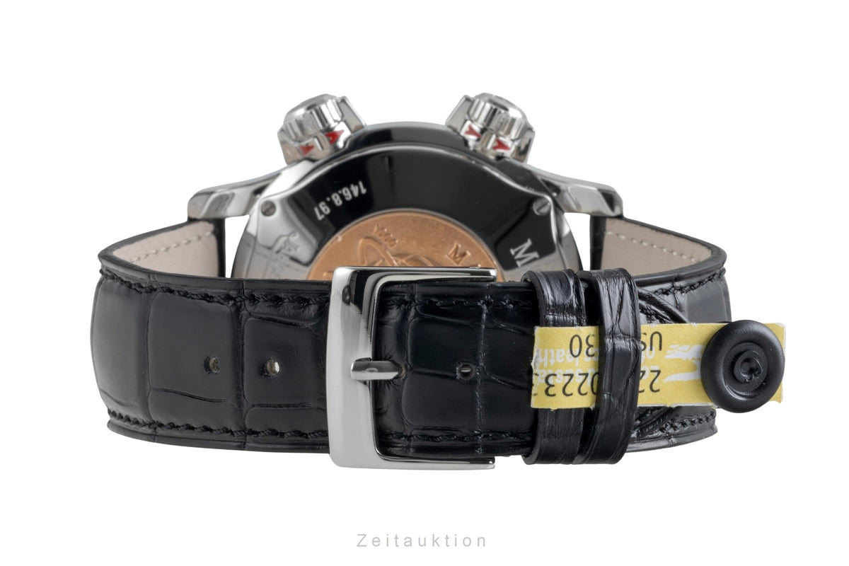Jaeger LeCoultre Master Compressor acero automático reloj para caballeros 146.8.97  [2605028]