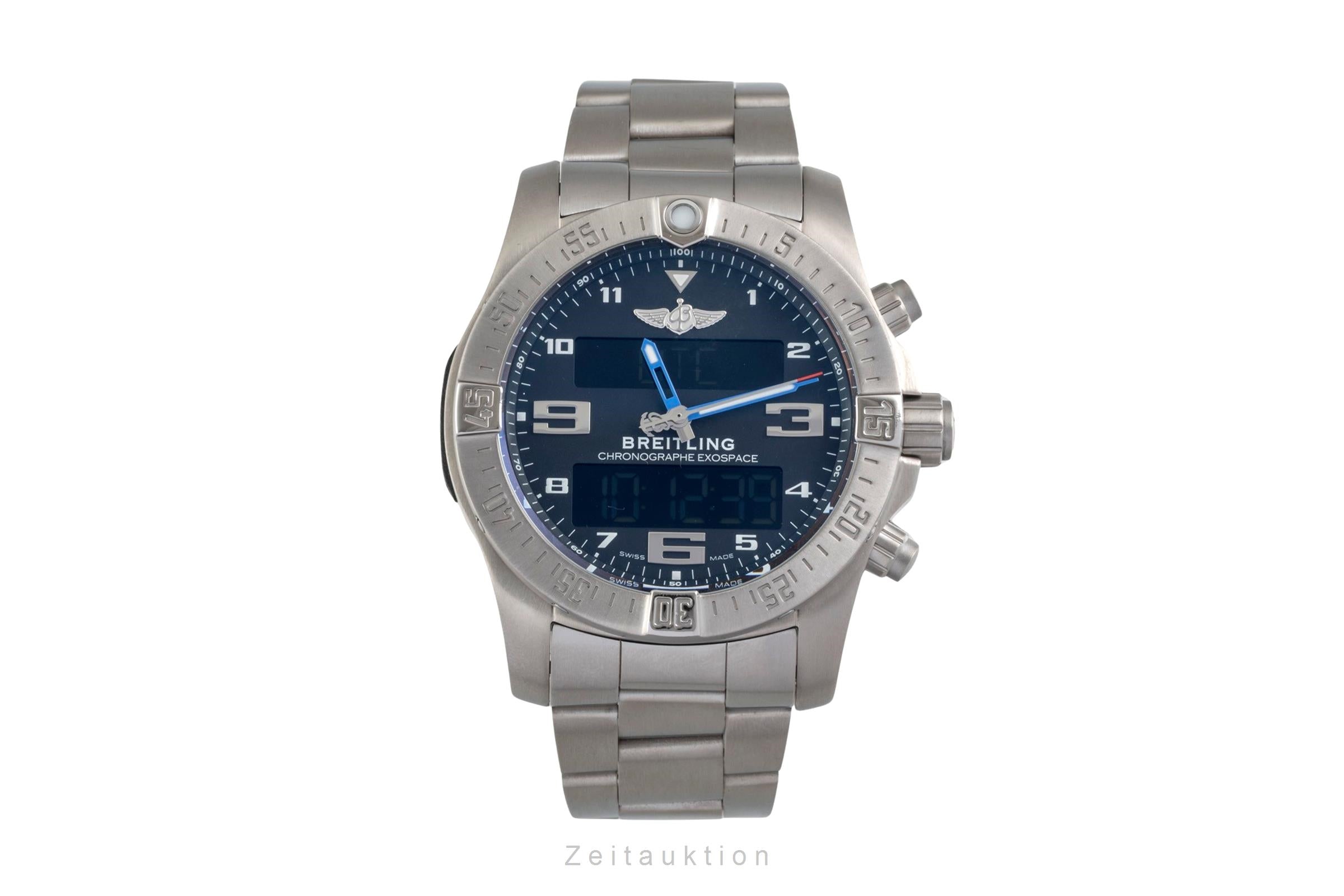 Breitling Exospace chronograph titanium quartz men's watch EB5510H2/BE79  [2605029]