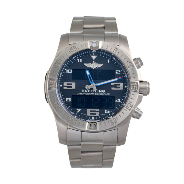 Breitling Exospace chronograph titanium quartz men's watch EB5510H2/BE79  [2605029]