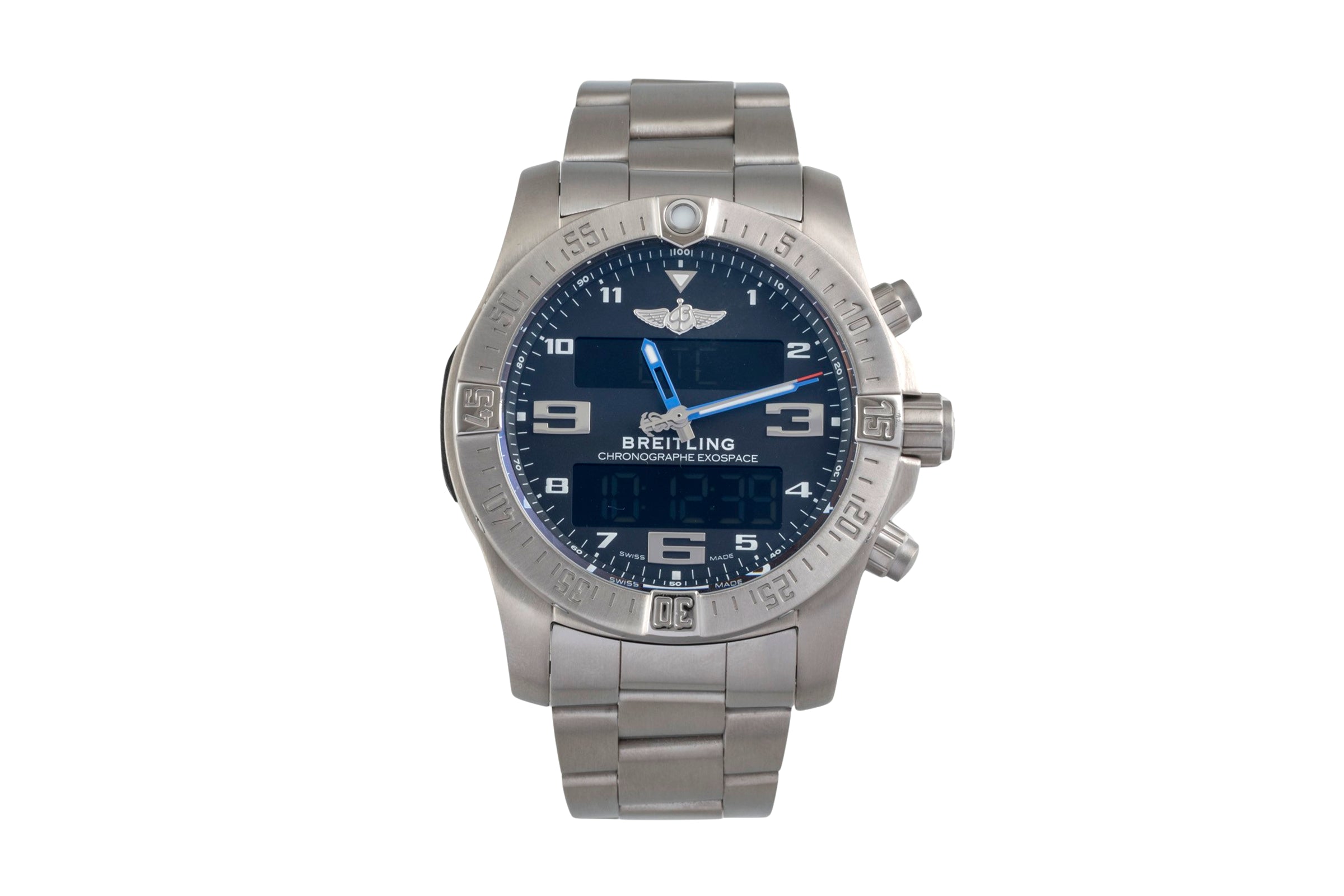 Breitling Exospace cronógrafo titanio cuarzo reloj para caballeros EB5510H2/BE79  [2605029]
