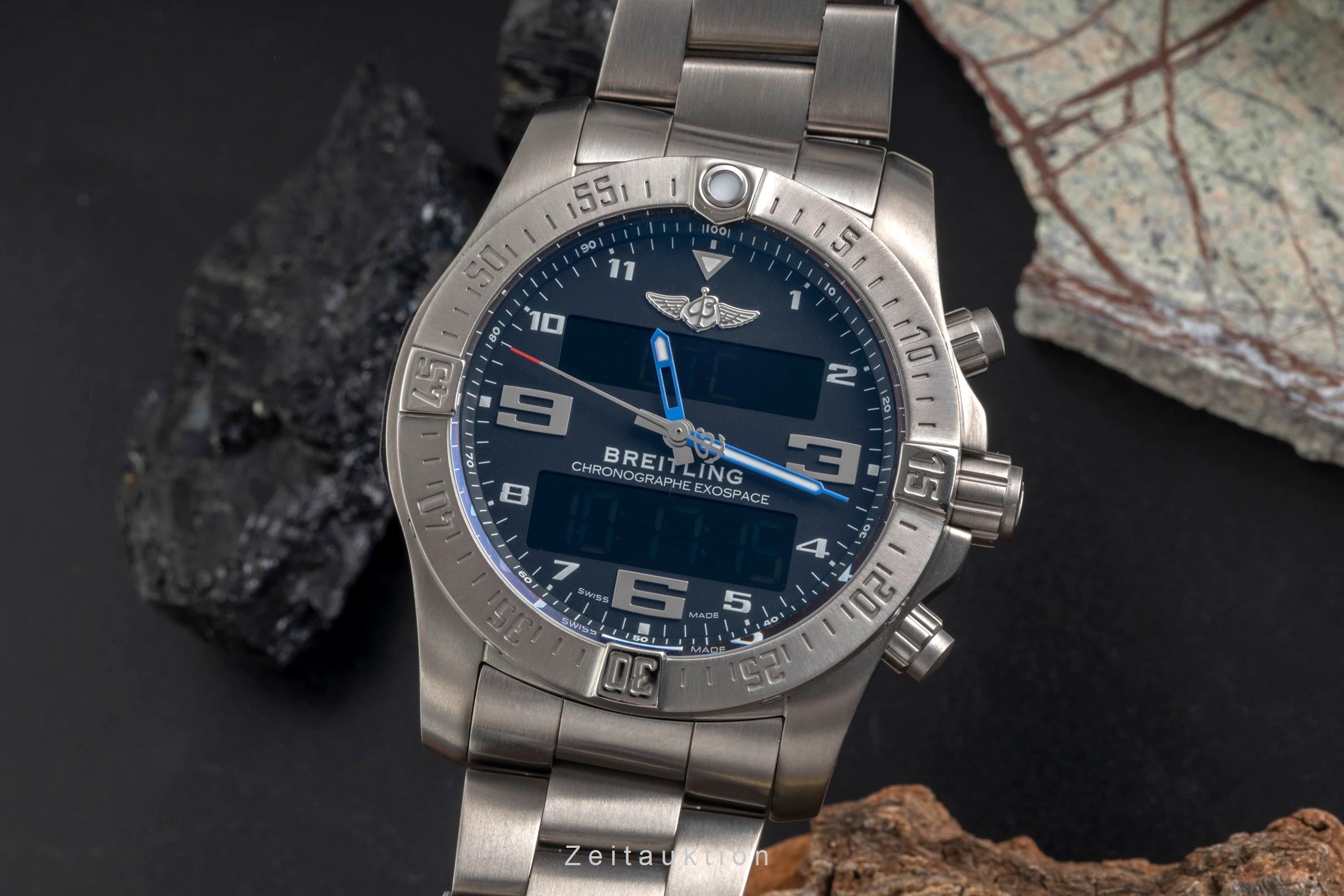 Breitling Exospace chronograph titanium quartz men's watch EB5510H2/BE79  [2605029]