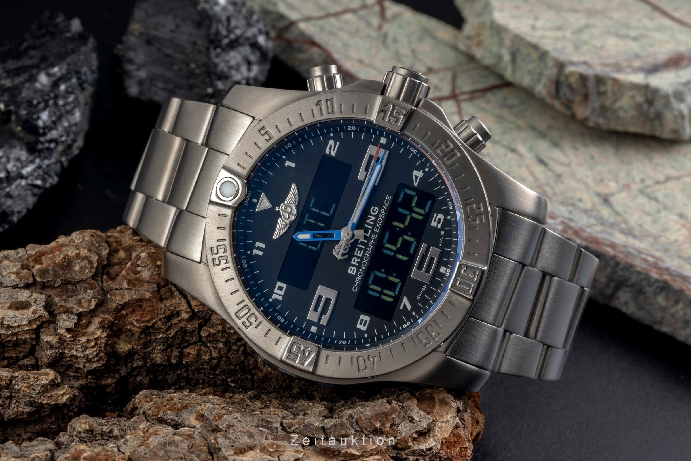 Breitling Exospace chronograph titanium quartz men's watch EB5510H2/BE79  [2605029]