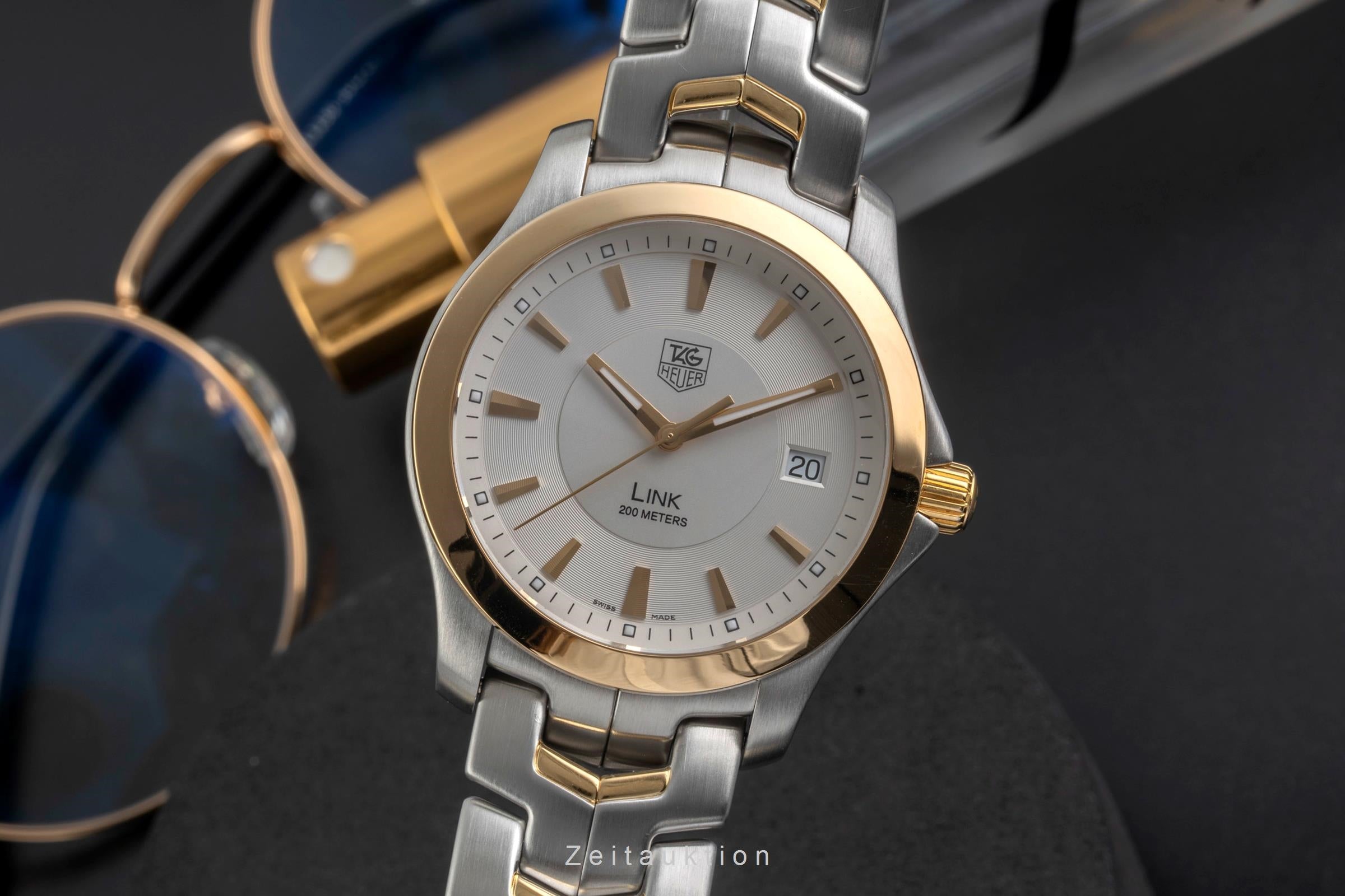 Tag Heuer Link acier / or  quartz montre pour hommes WJF1152-0  [2605031]