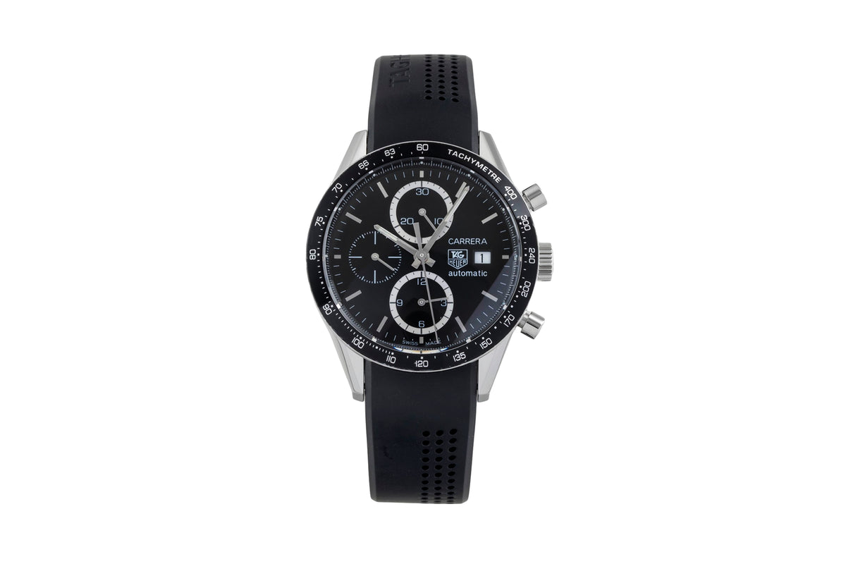 Tag Heuer Carrera chronograph steel automatic men's watch CVA2010-0  [2605033]