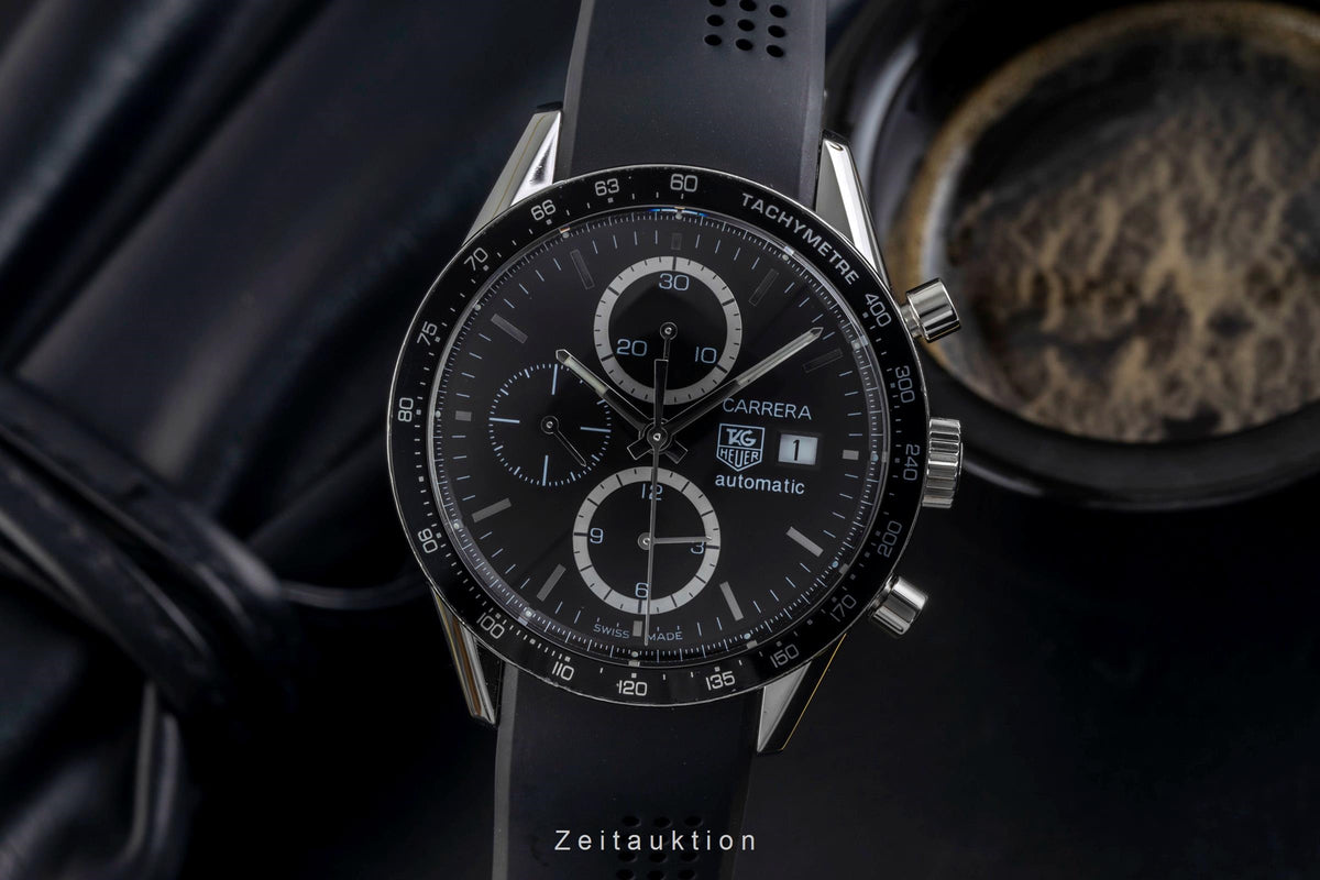 Tag Heuer Carrera chronograph steel automatic men's watch CVA2010-0  [2605033]