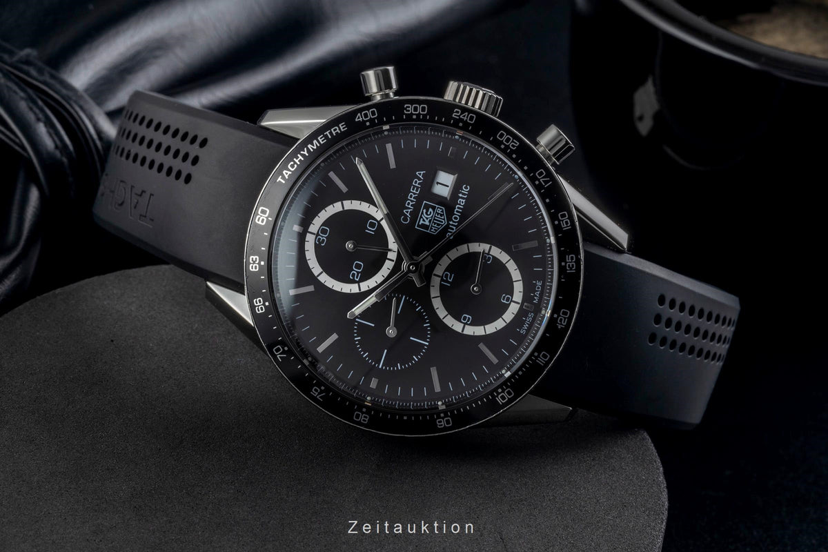 Tag Heuer Carrera chronograph steel automatic men's watch CVA2010-0  [2605033]