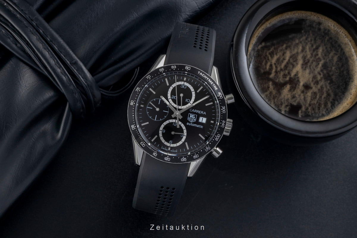 Tag Heuer Carrera chronograph steel automatic men's watch CVA2010-0  [2605033]
