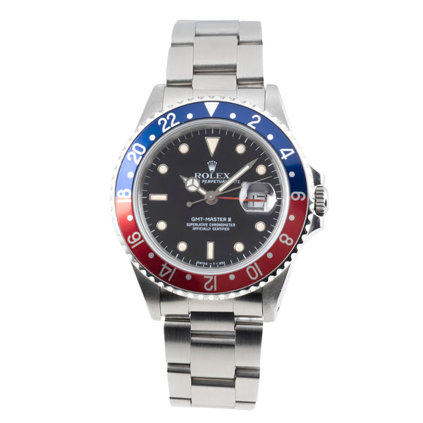 Rolex GMT-Master II acero automático reloj para caballeros 16710 LP: 0EUR  [2605034]