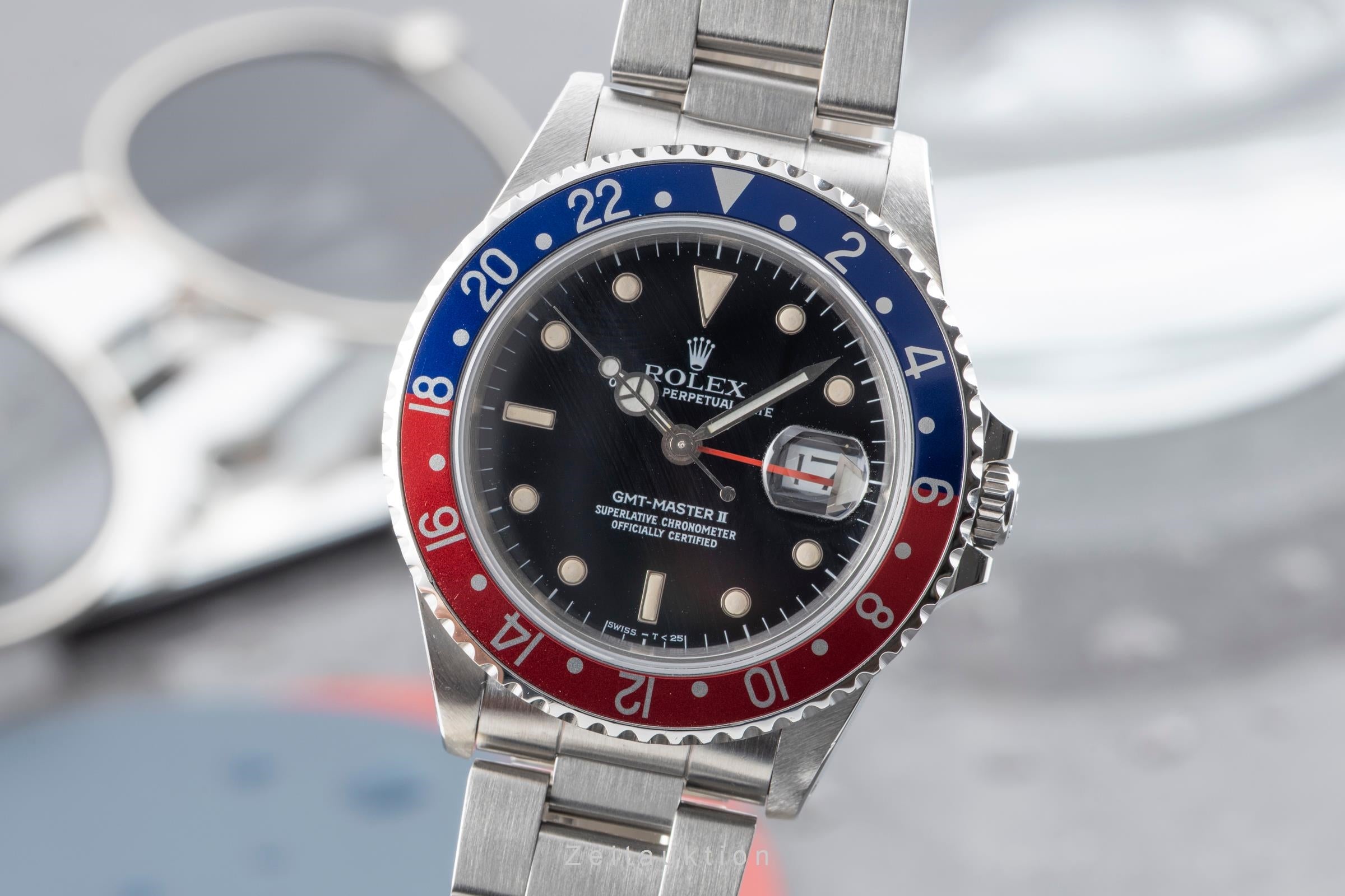 Rolex GMT-Master II acero automático reloj para caballeros 16710 LP: 0EUR  [2605034]
