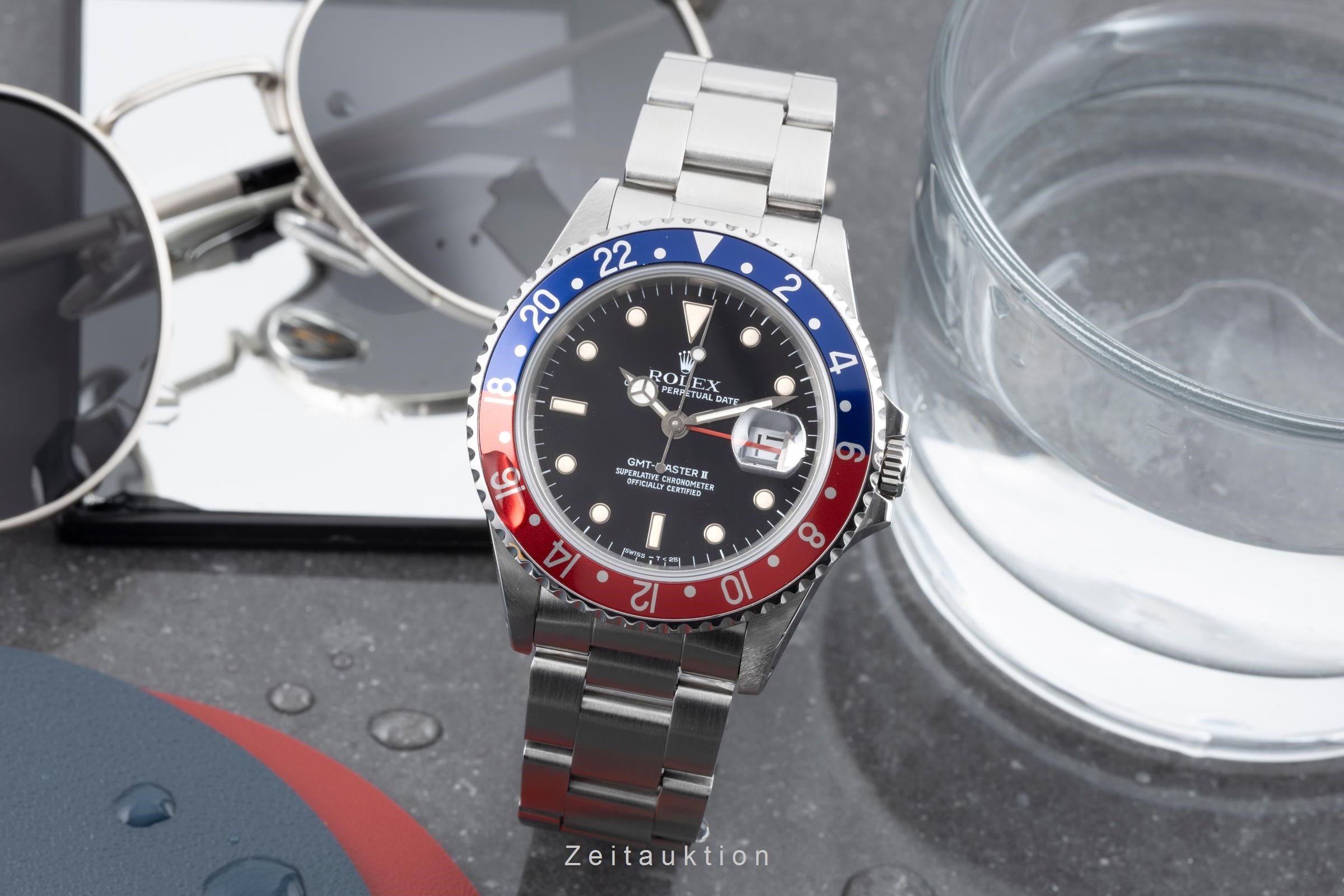 Rolex GMT-Master II acero automático reloj para caballeros 16710 LP: 0EUR  [2605034]
