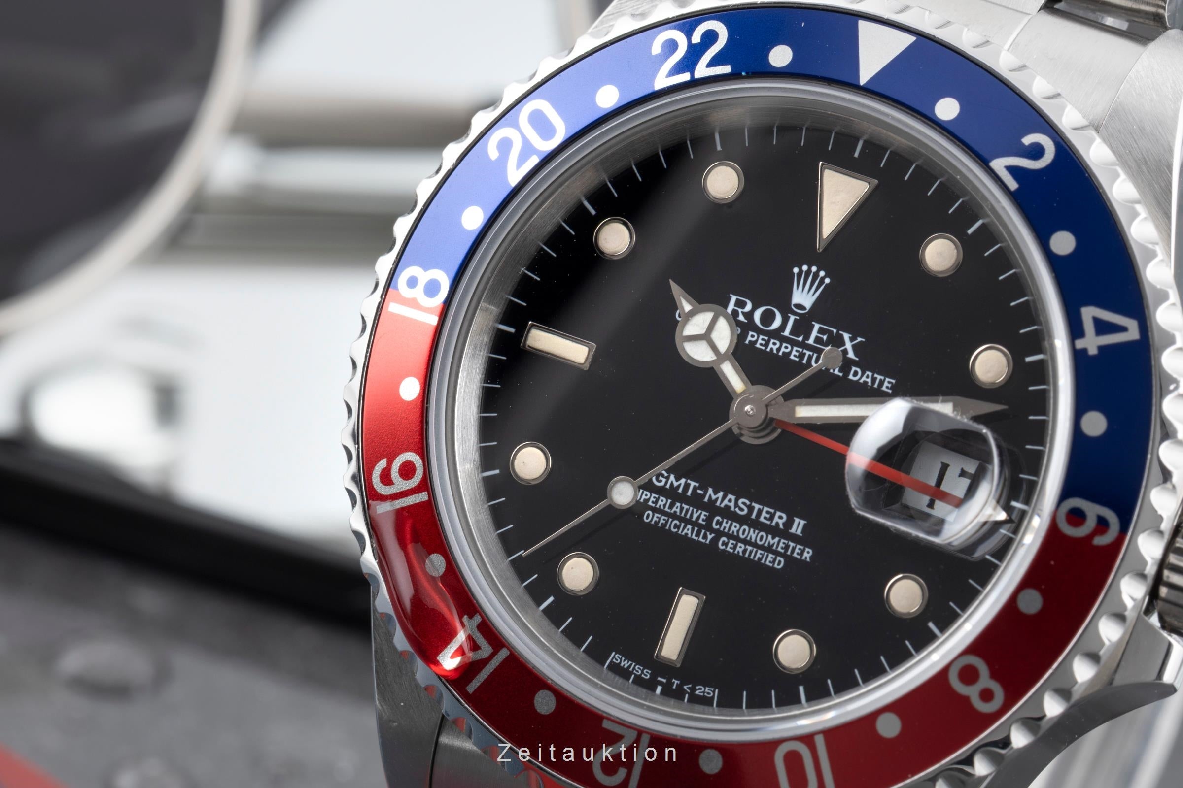 Rolex GMT-Master II acero automático reloj para caballeros 16710 LP: 0EUR  [2605034]