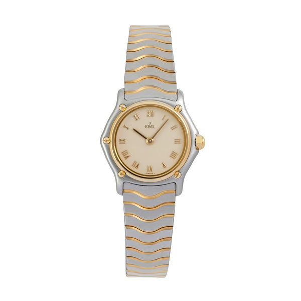 Ebel Classic Wave acero / oro cuarzo reloj para damas  1057901  [2605035]