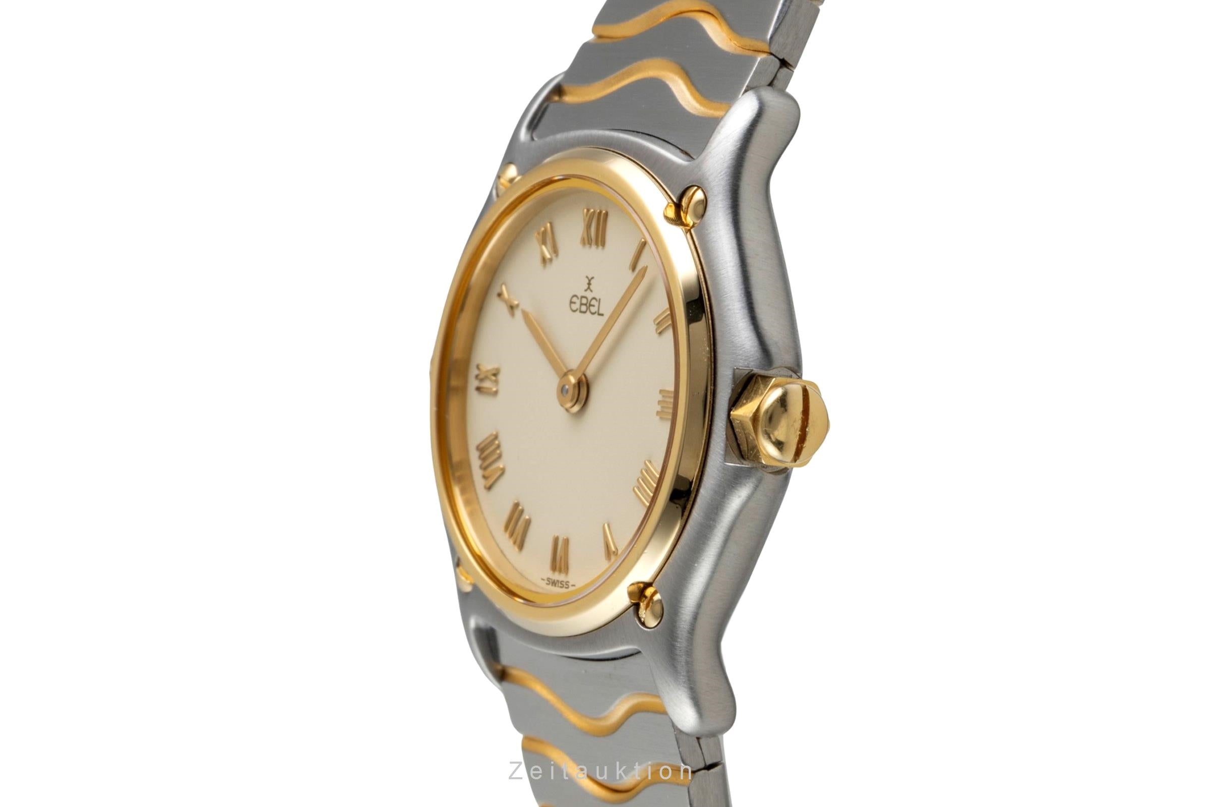 Ebel Classic Wave acero / oro cuarzo reloj para damas  1057901  [2605035]
