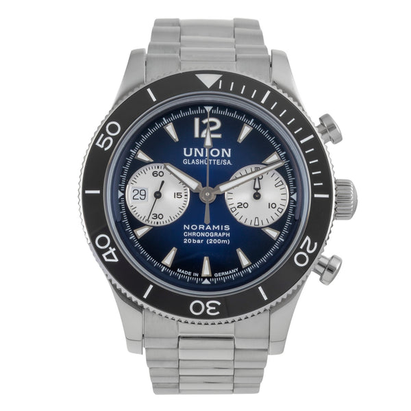 Union Glashütte Noramis Chronograph Sport Ref. D012.927.11.047.00 B&P NP: 3750 € [2605045]