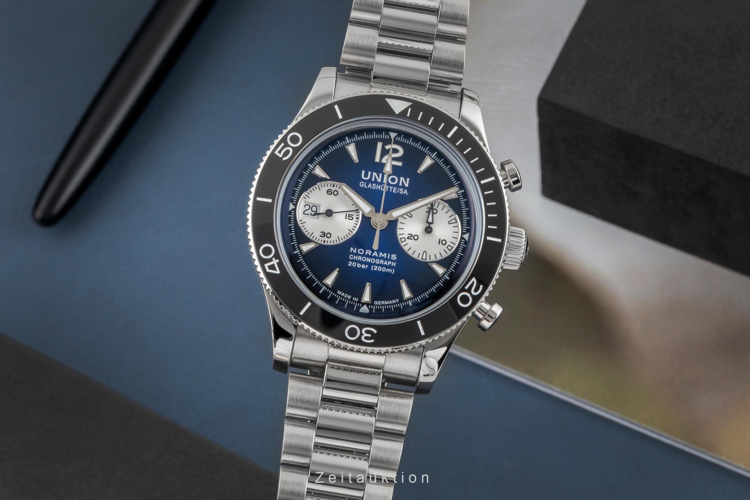 Union Glashütte Noramis Chronograph Sport Ref. D012.927.11.047.00 B&P NP: 3750 € [2605045]
