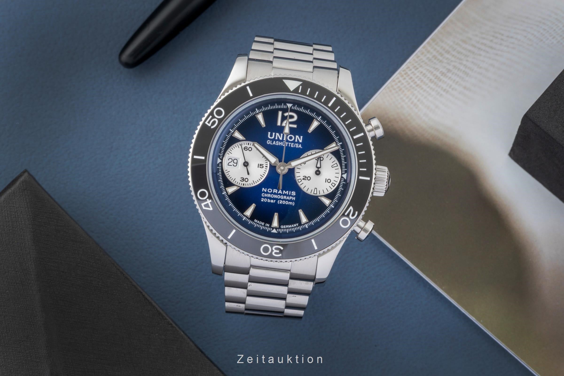 Union Glashütte Noramis Chronograph Sport Ref. D012.927.11.047.00 B&P NP: 3750 € [2605045]