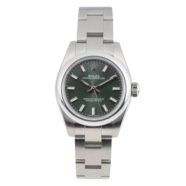 Rolex Oyster Perpetual acero automático reloj para damas  176200  [2605046]