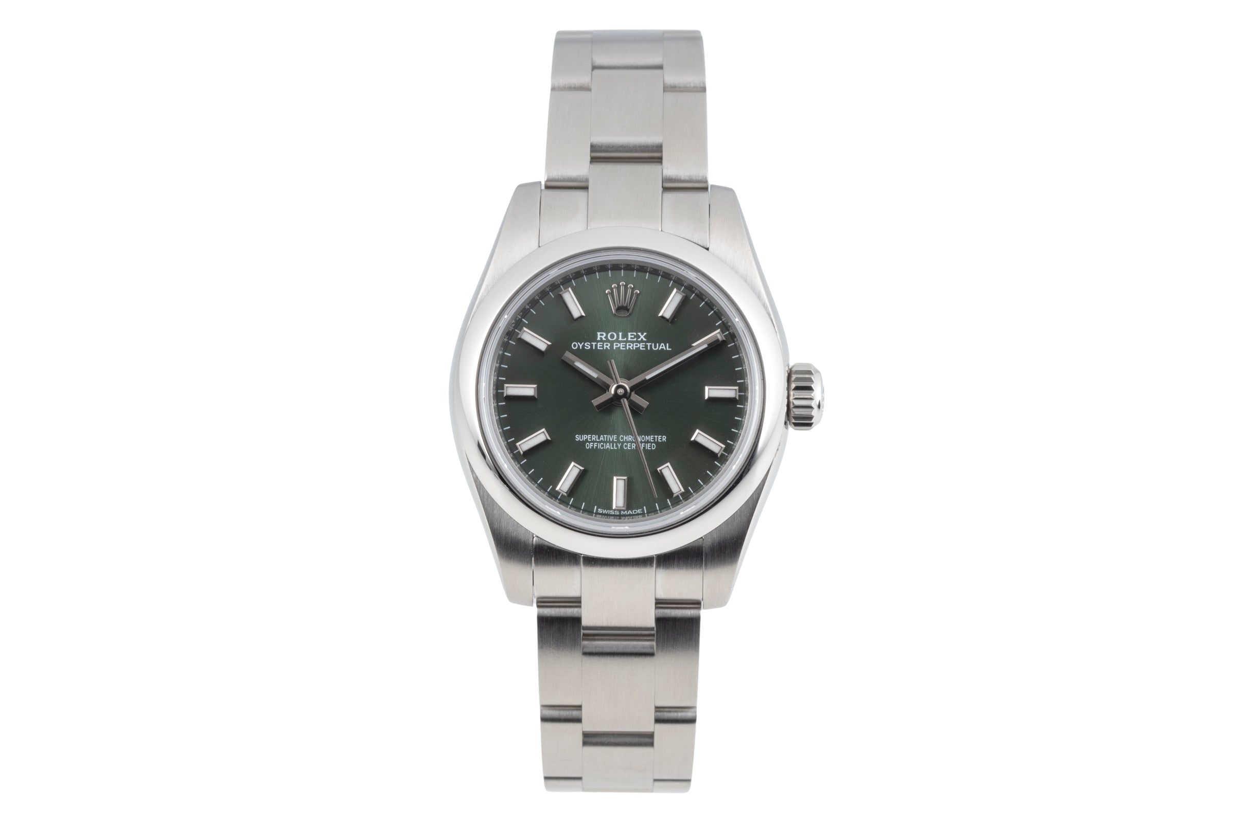 Rolex Oyster Perpetual steel automatic women's watch 176200  [2605046]