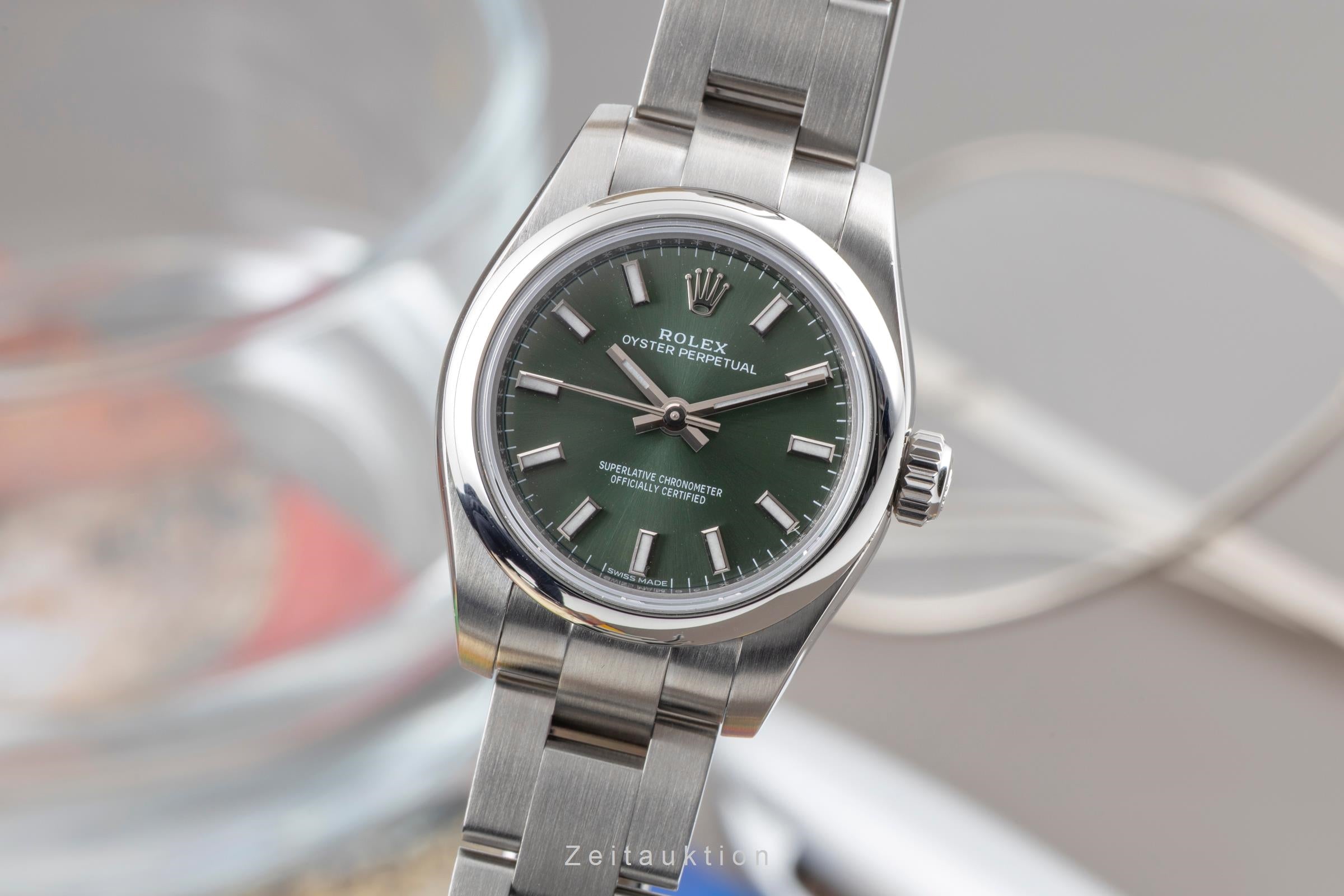 Rolex Oyster Perpetual acero automático reloj para damas  176200  [2605046]