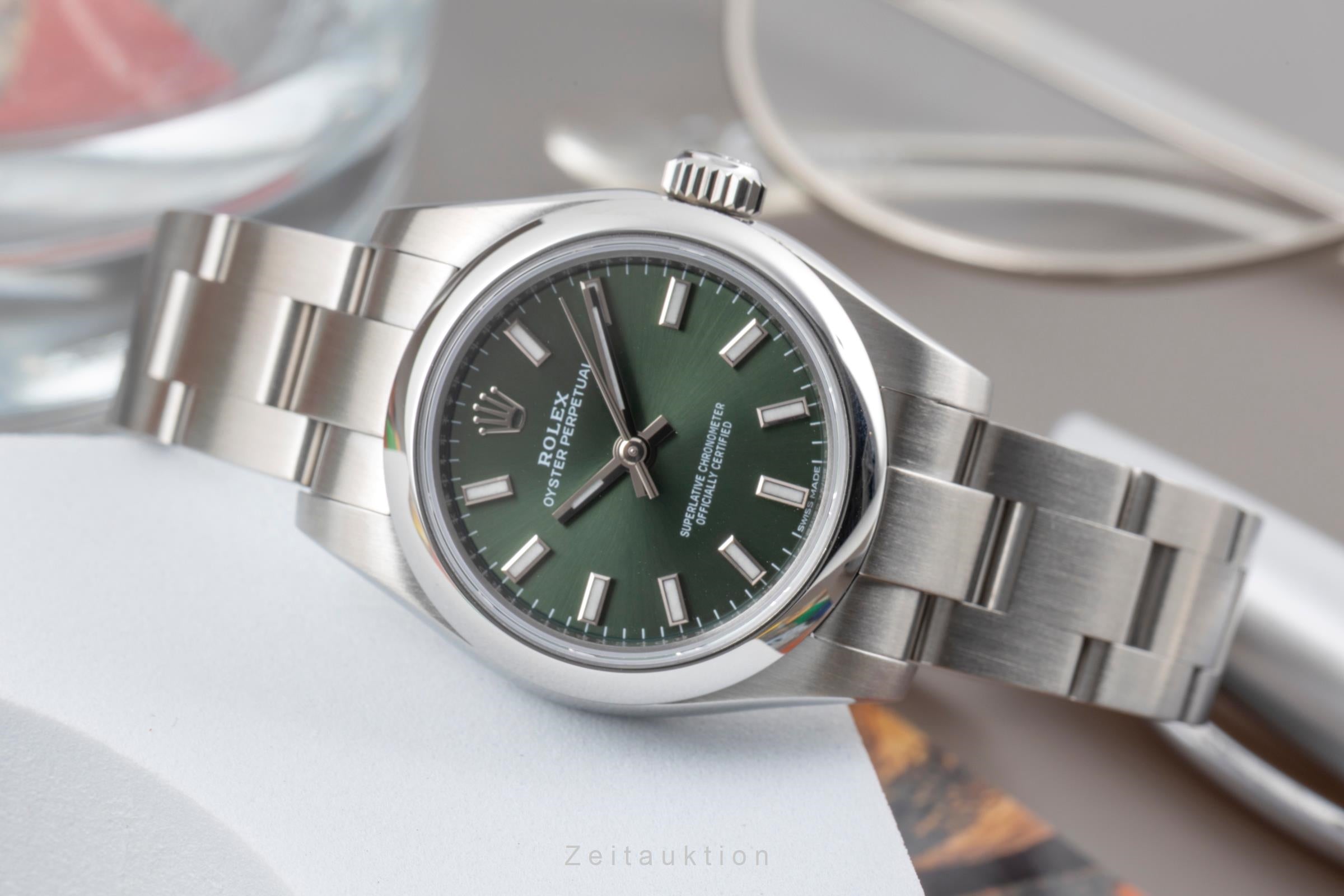 Rolex Oyster Perpetual acero automático reloj para damas  176200  [2605046]