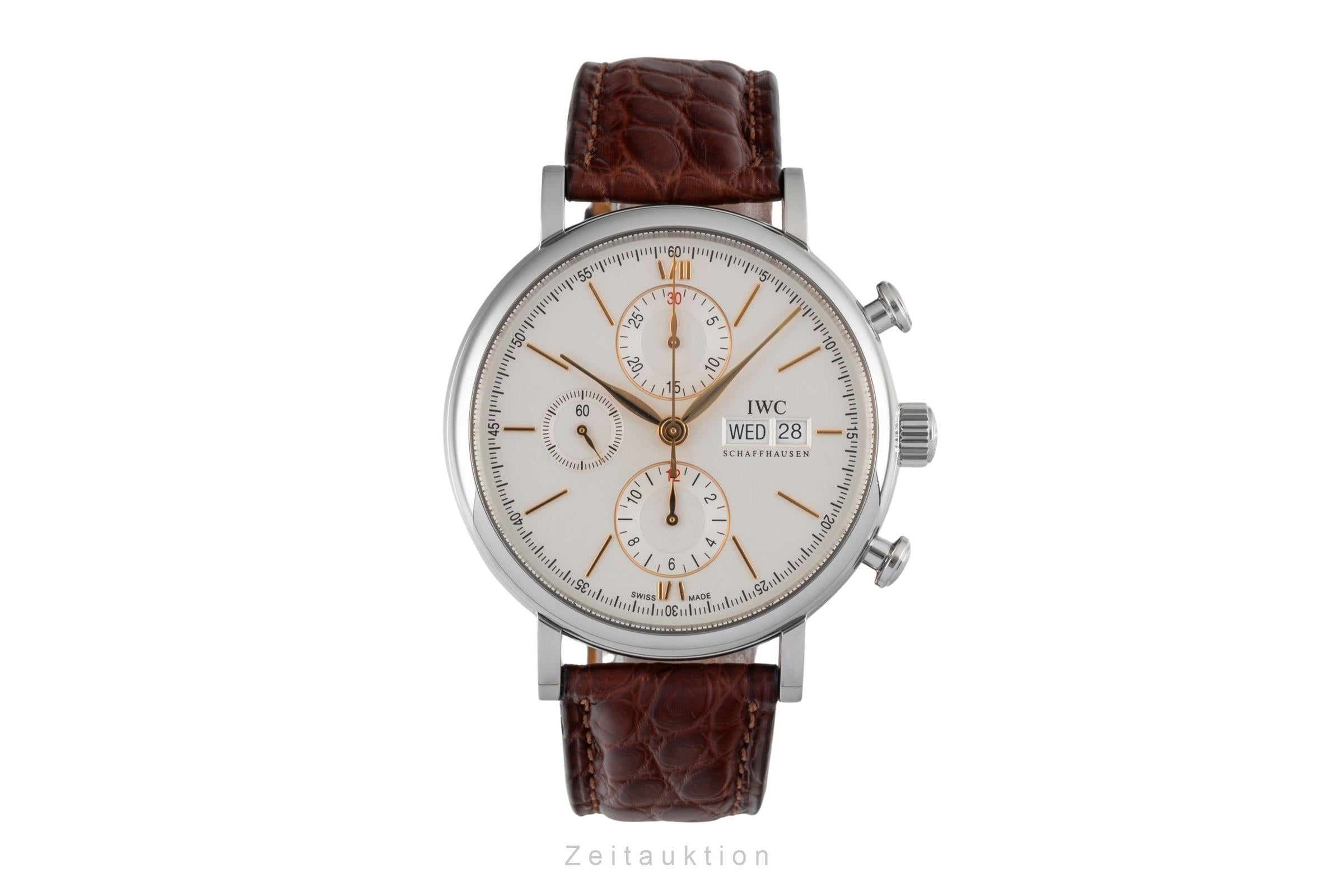 IWC Portofino chronograph steel automatic men's watch IW391022  [2605047]