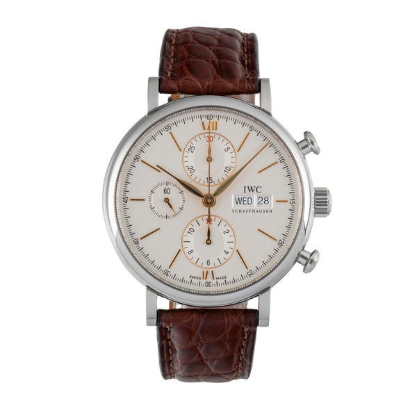 IWC Portofino chronograph steel automatic men's watch IW391022  [2605047]