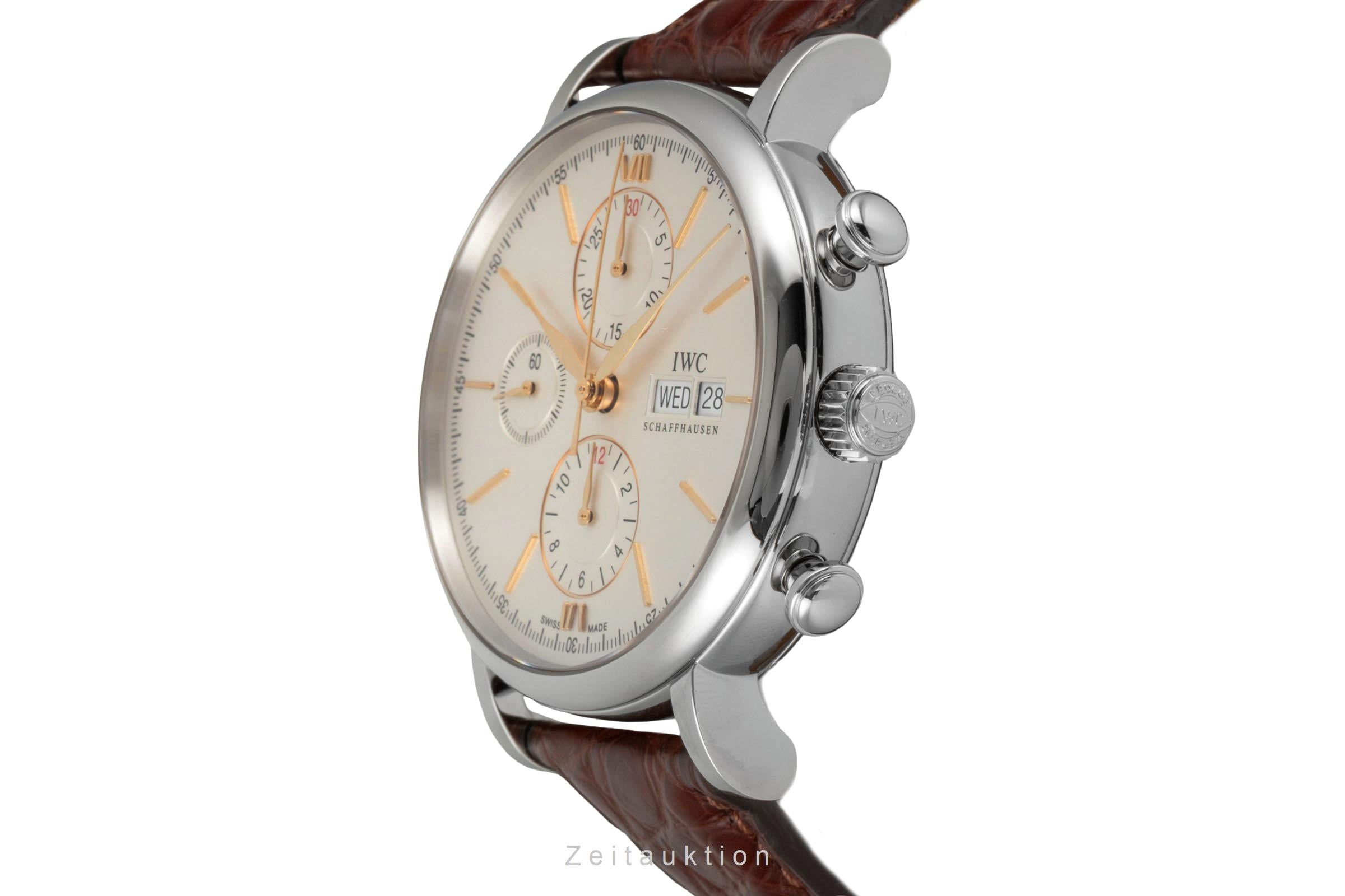 IWC Portofino chronograph steel automatic men's watch IW391022  [2605047]