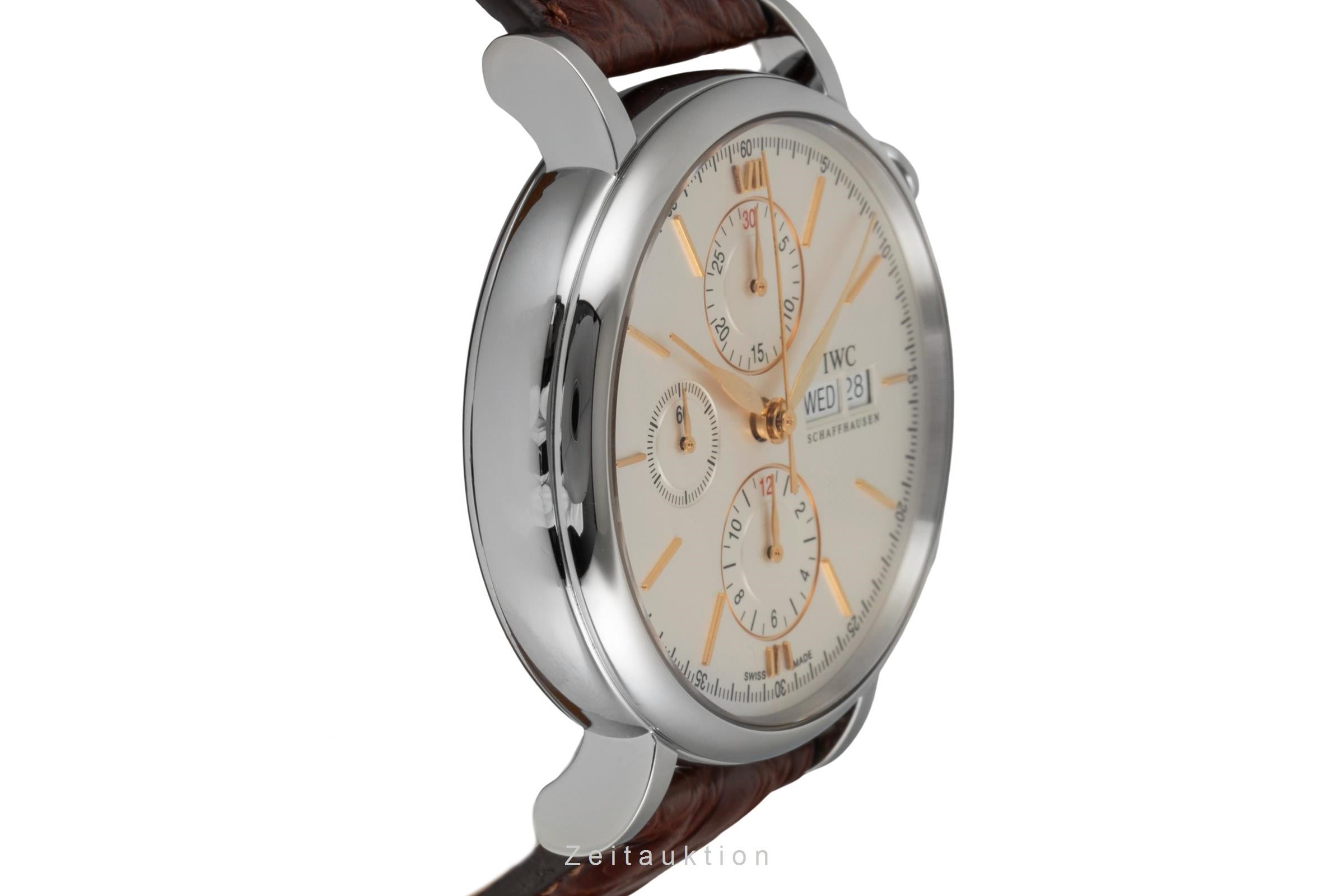 IWC Portofino chronograph steel automatic men's watch IW391022  [2605047]