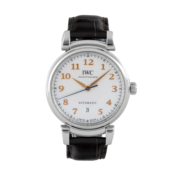 IWC Da Vinci Edelstahl Automatik Silver Dial Herrenuhr Ref IW356601 Papiere 2017 [2605048]