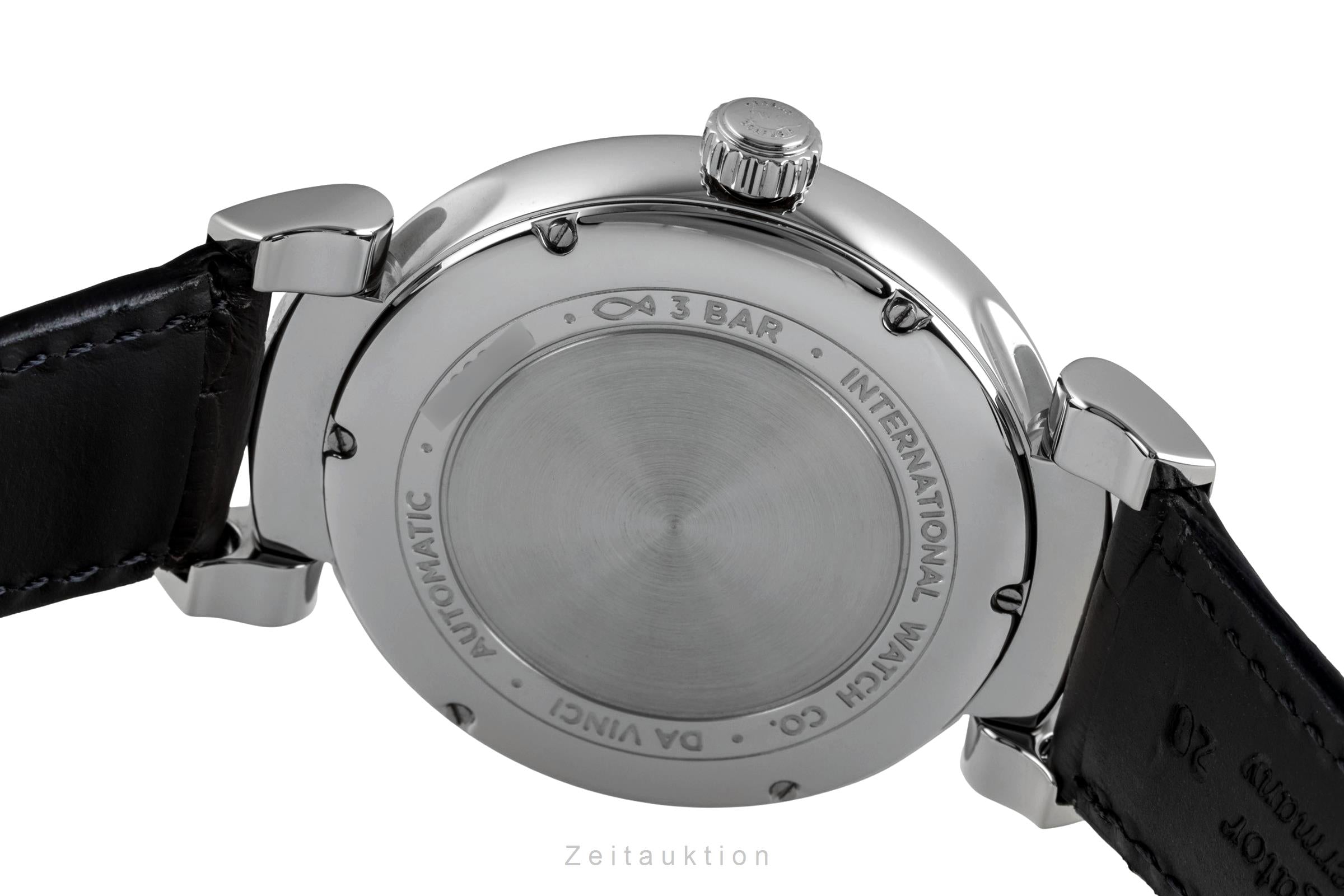 IWC Da Vinci Edelstahl Automatik Silver Dial Herrenuhr Ref IW356601 Papiere 2017 [2605048]
