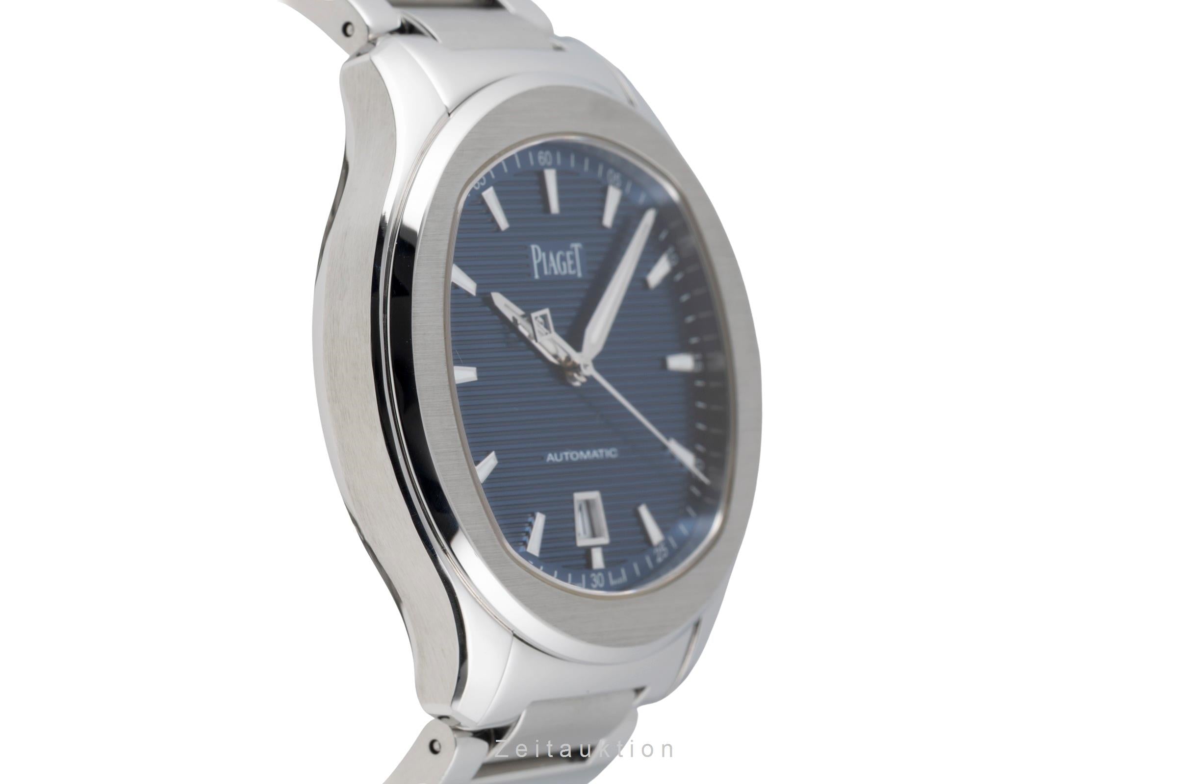 Piaget Polo S Edelstahl Blue Dial Automatik Herrenuhr Ref. G0A41002 Papiere 2017 [2605051]