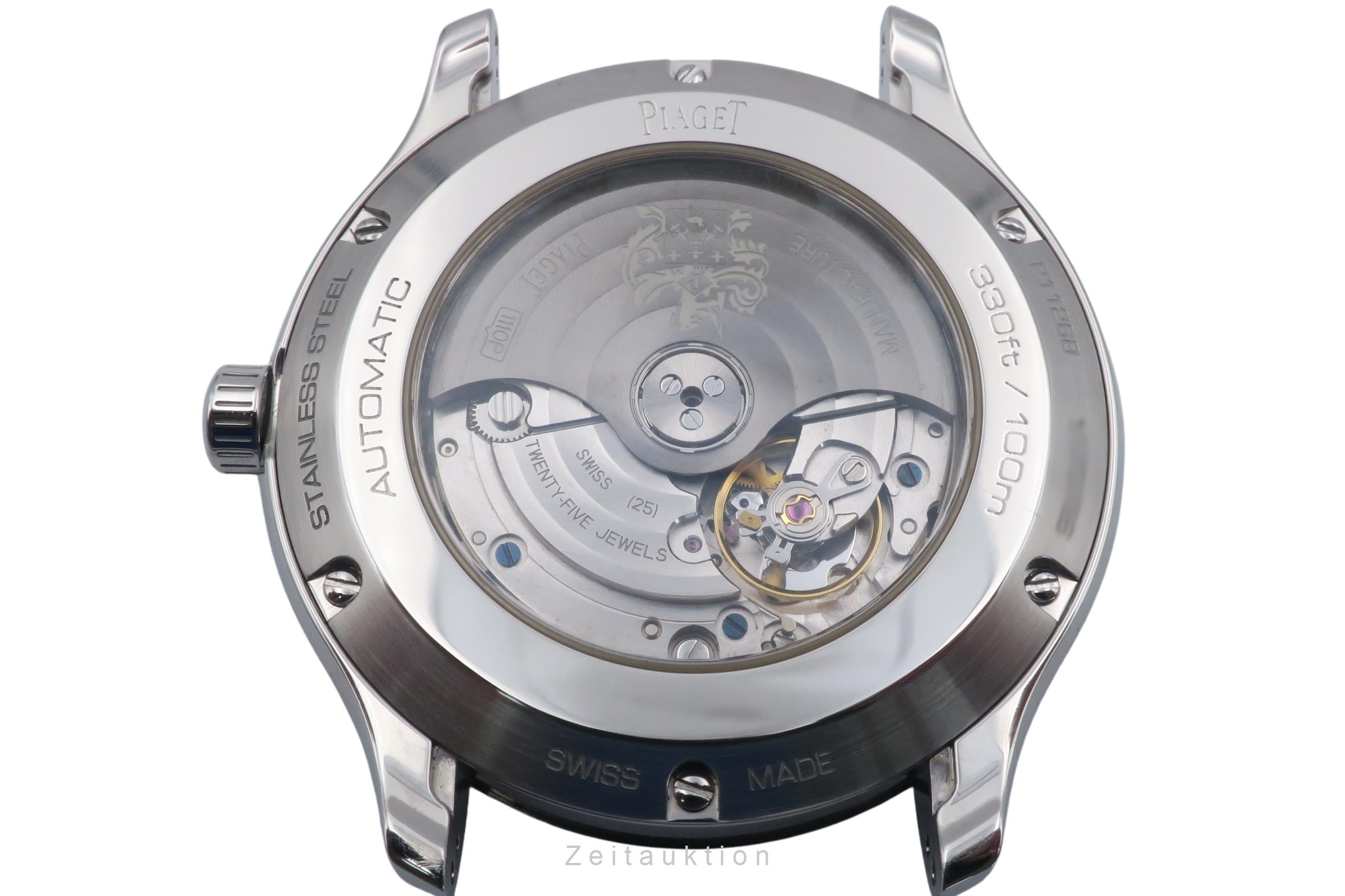 Piaget Polo S Edelstahl Blue Dial Automatik Herrenuhr Ref. G0A41002 Papiere 2017 [2605051]