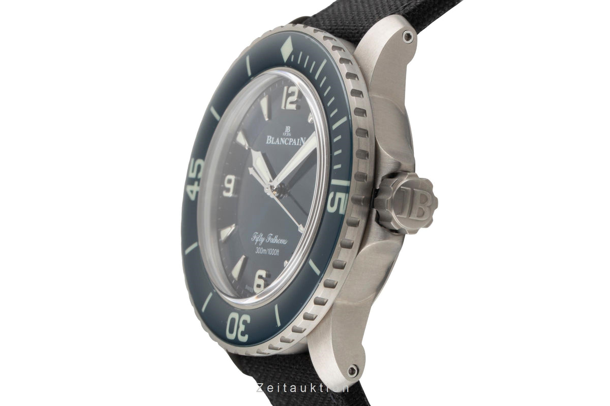 Blancpain Fifty Fathoms titanium automatic men's watch 5015-12B40-O52A LP: 18200EUR  [2605052]