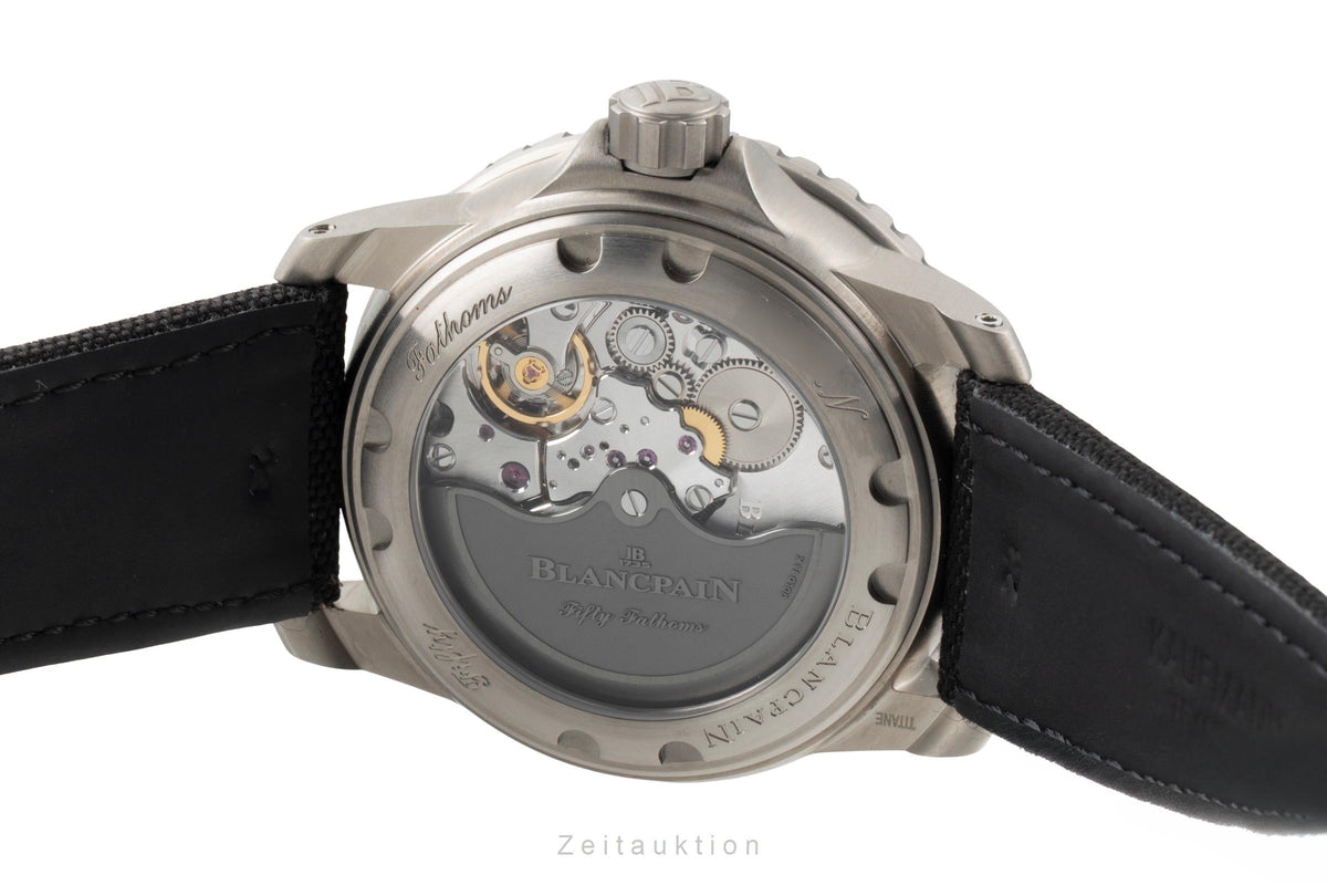 Blancpain Fifty Fathoms titanium automatic men's watch 5015-12B40-O52A LP: 18200EUR  [2605052]