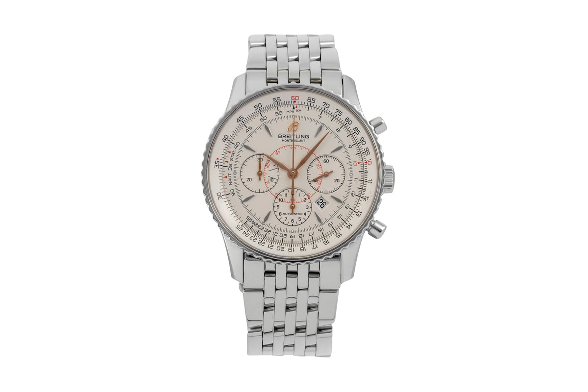 Breitling Montbrillant cronografo acciaio automatismo orologio da uomo A41370  [2605057]