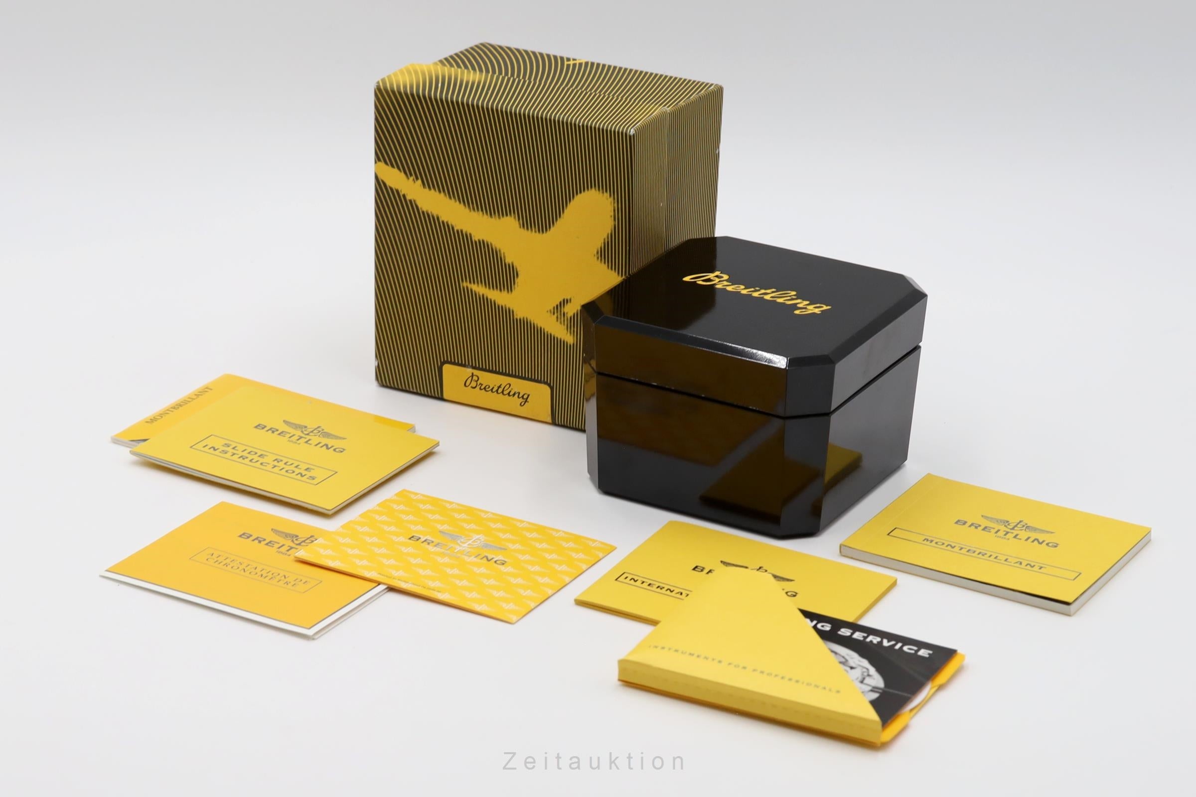 Breitling Montbrillant chronograph steel automatic men's watch A41370  [2605057]