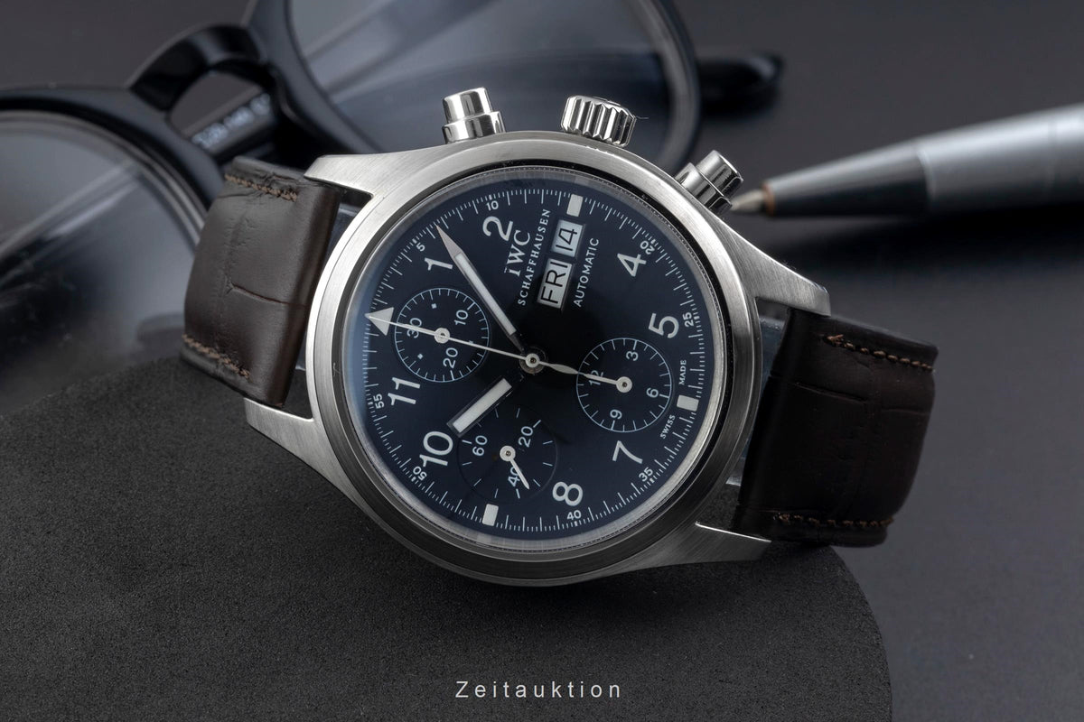 IWC Fliegerchronograph cronografo acciaio automatismo orologio da uomo IW370603  [2605058]