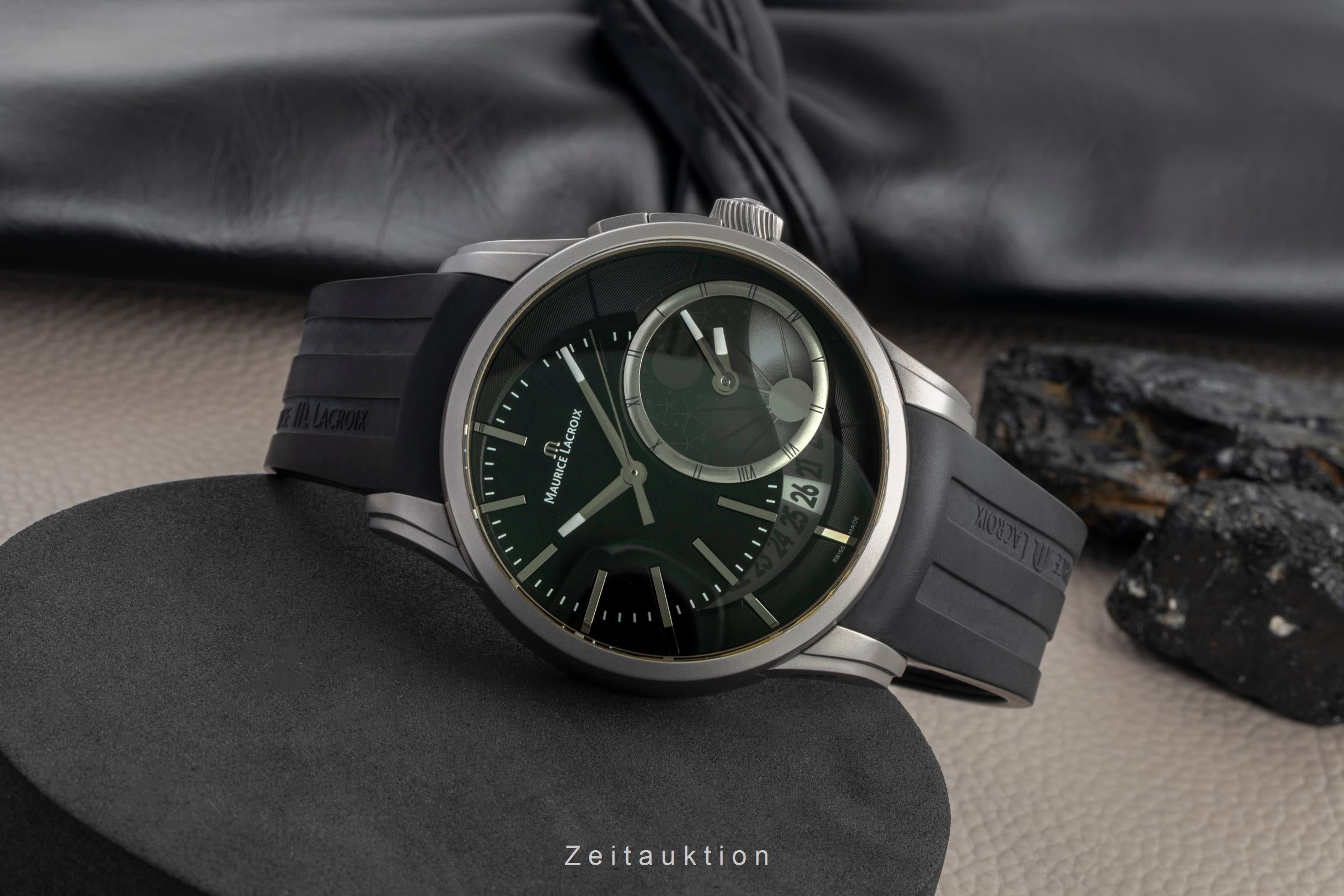 Maurice Lacroix Pontos acier automatique montre pour hommes PT6118-SS001-330  [2605060]