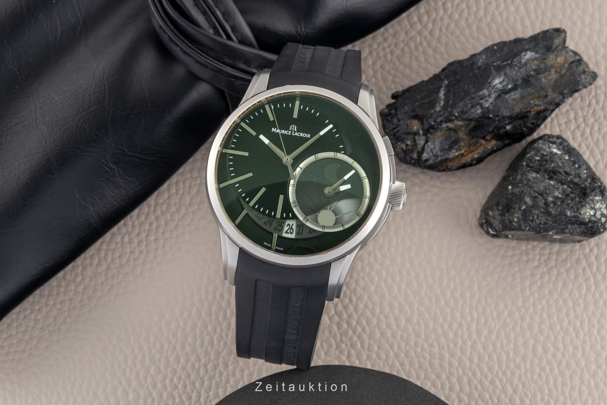Maurice Lacroix Pontos acier automatique montre pour hommes PT6118-SS001-330  [2605060]