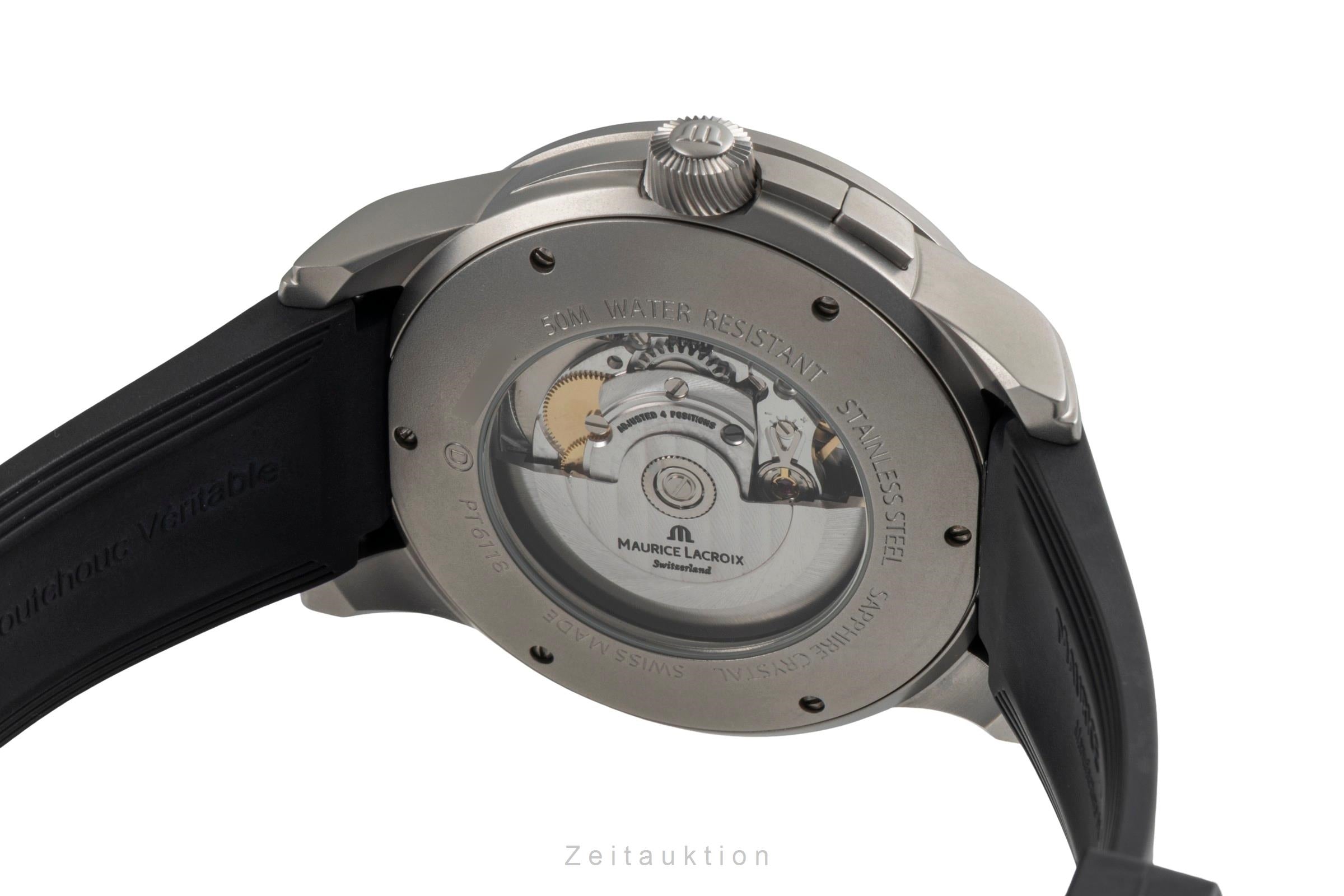 Maurice Lacroix Pontos acier automatique montre pour hommes PT6118-SS001-330  [2605060]