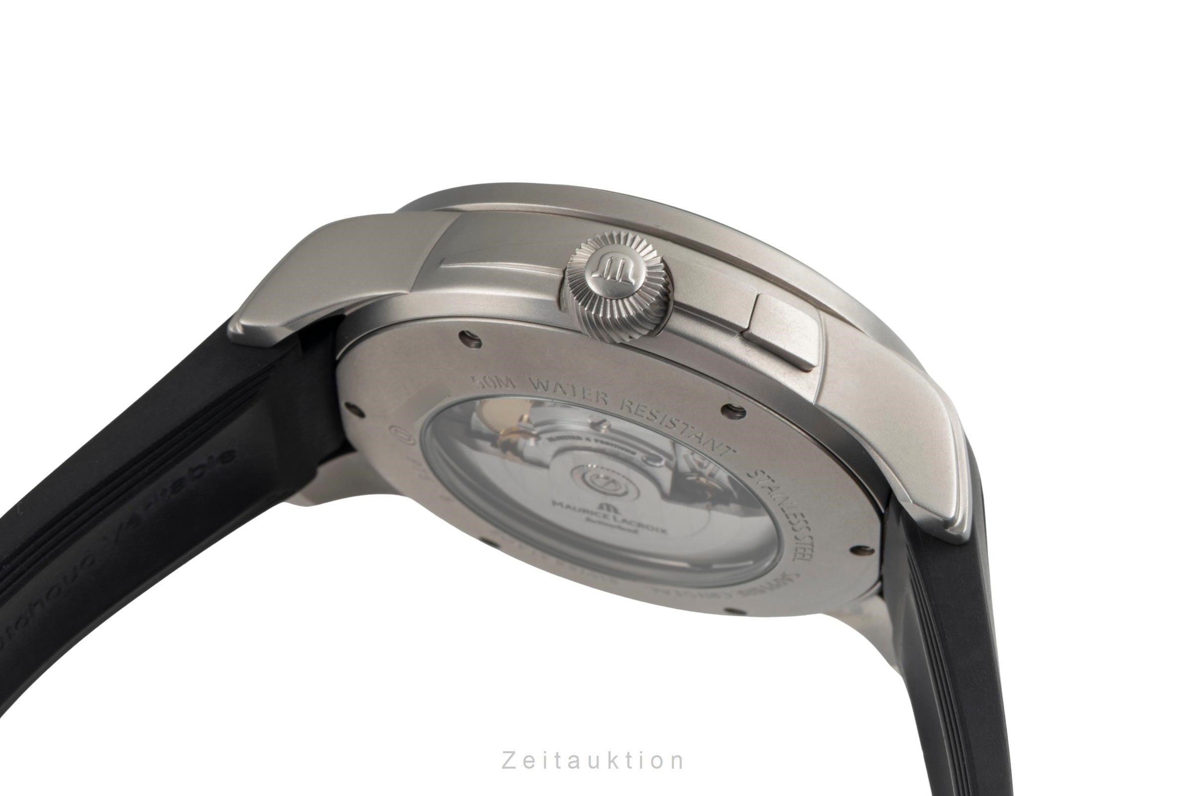 Maurice Lacroix Pontos acier automatique montre pour hommes PT6118-SS001-330  [2605060]