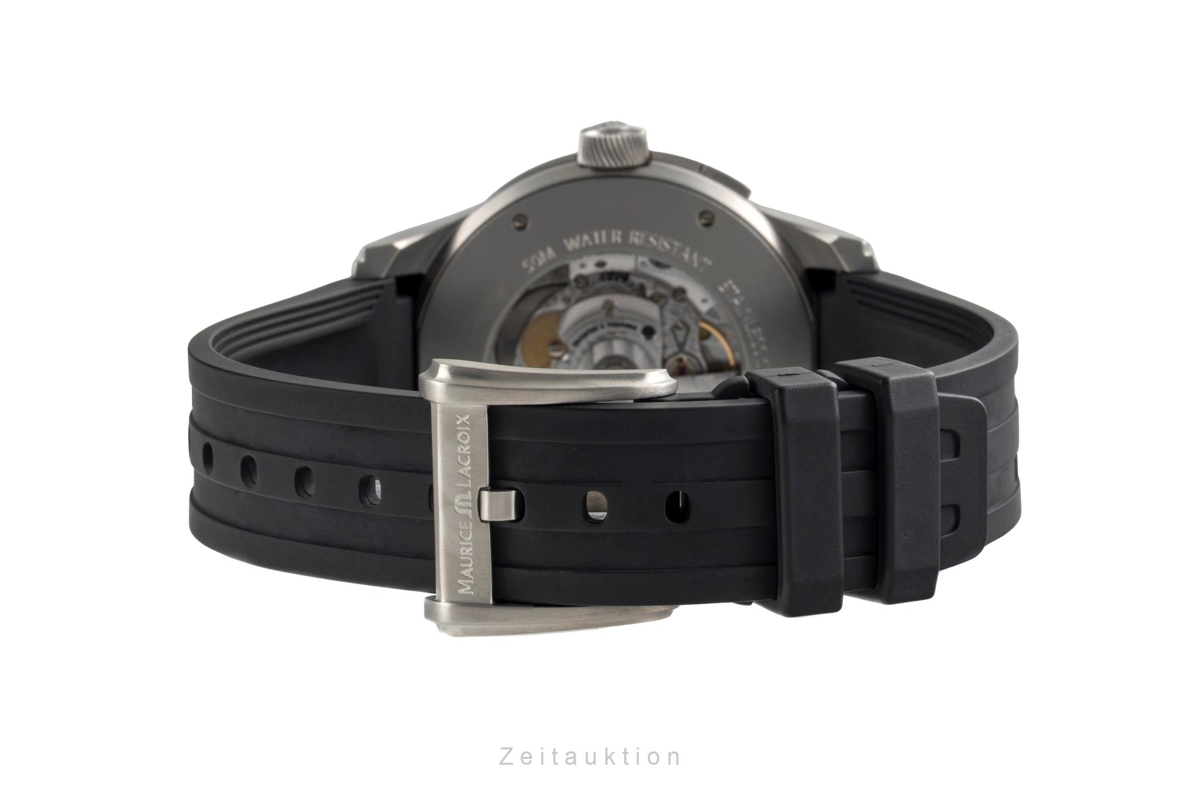 Maurice Lacroix Pontos acier automatique montre pour hommes PT6118-SS001-330  [2605060]