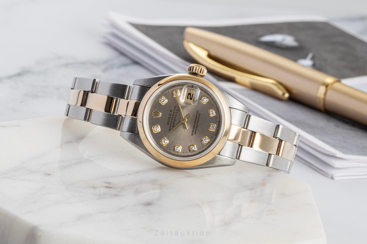 Rolex Lady Datejust acero / oro automático reloj para damas  69163  [2605061]