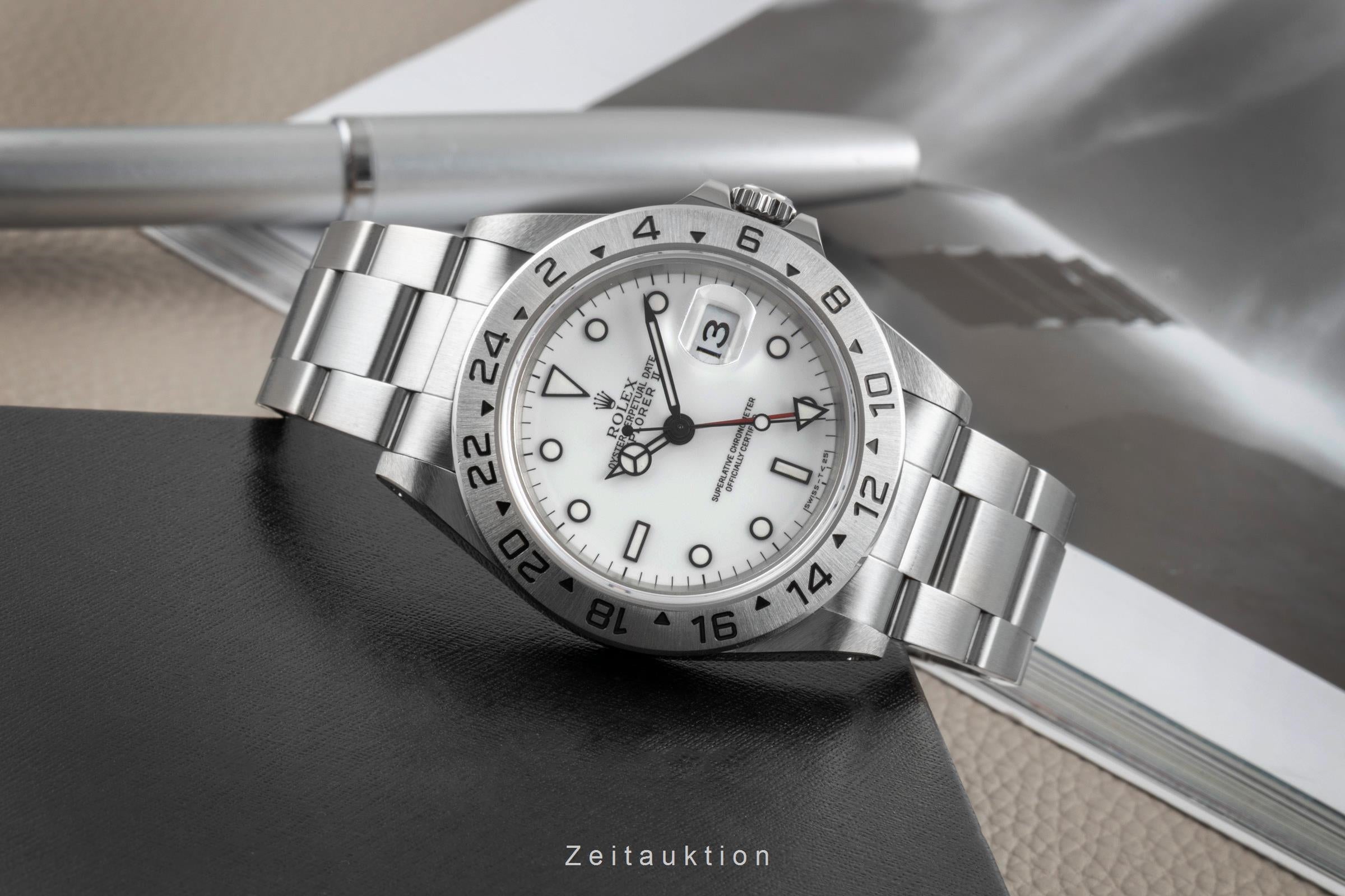 Rolex Explorer II acier automatique montre pour hommes 16570  [2605062]
