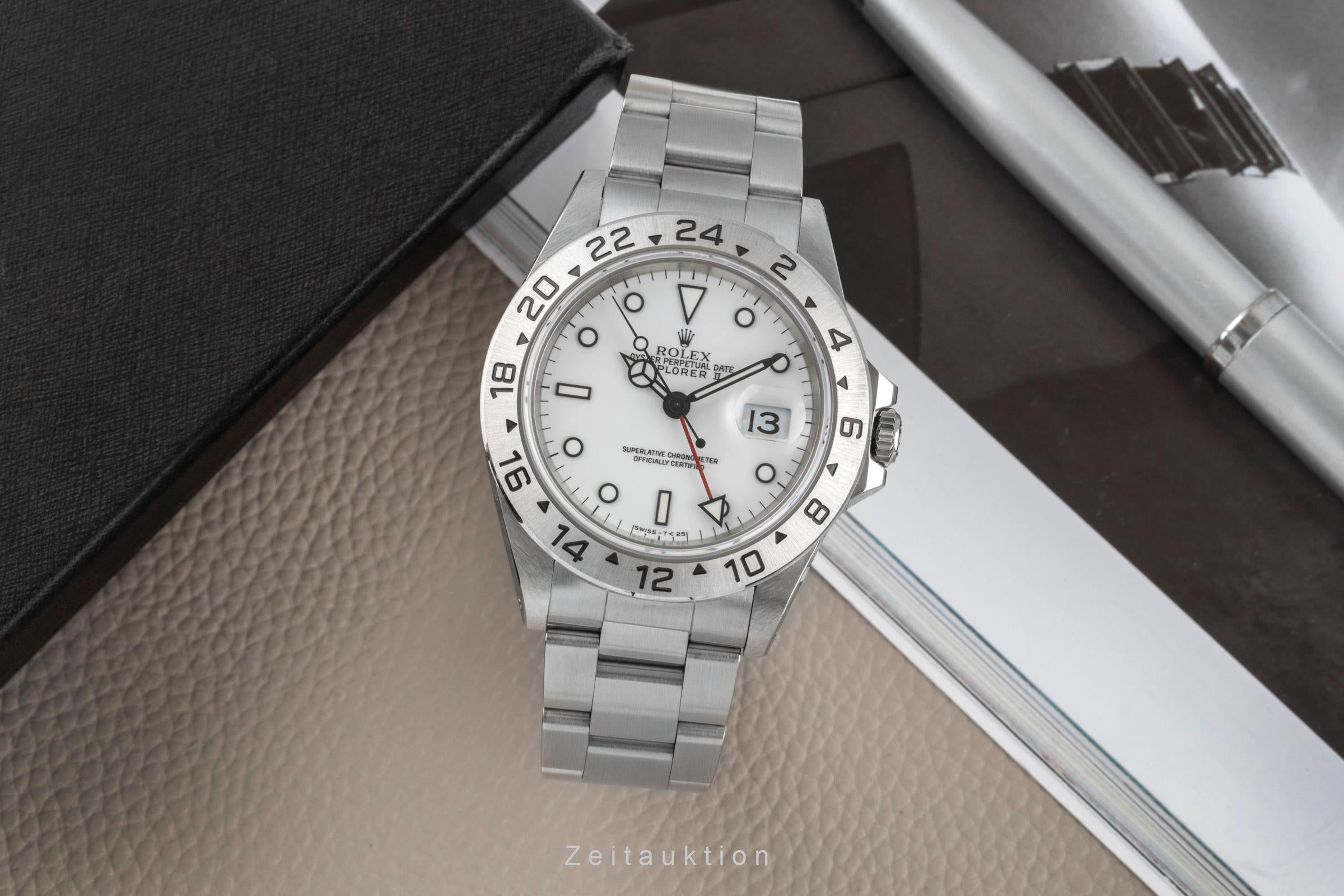 Rolex Explorer II acier automatique montre pour hommes 16570  [2605062]