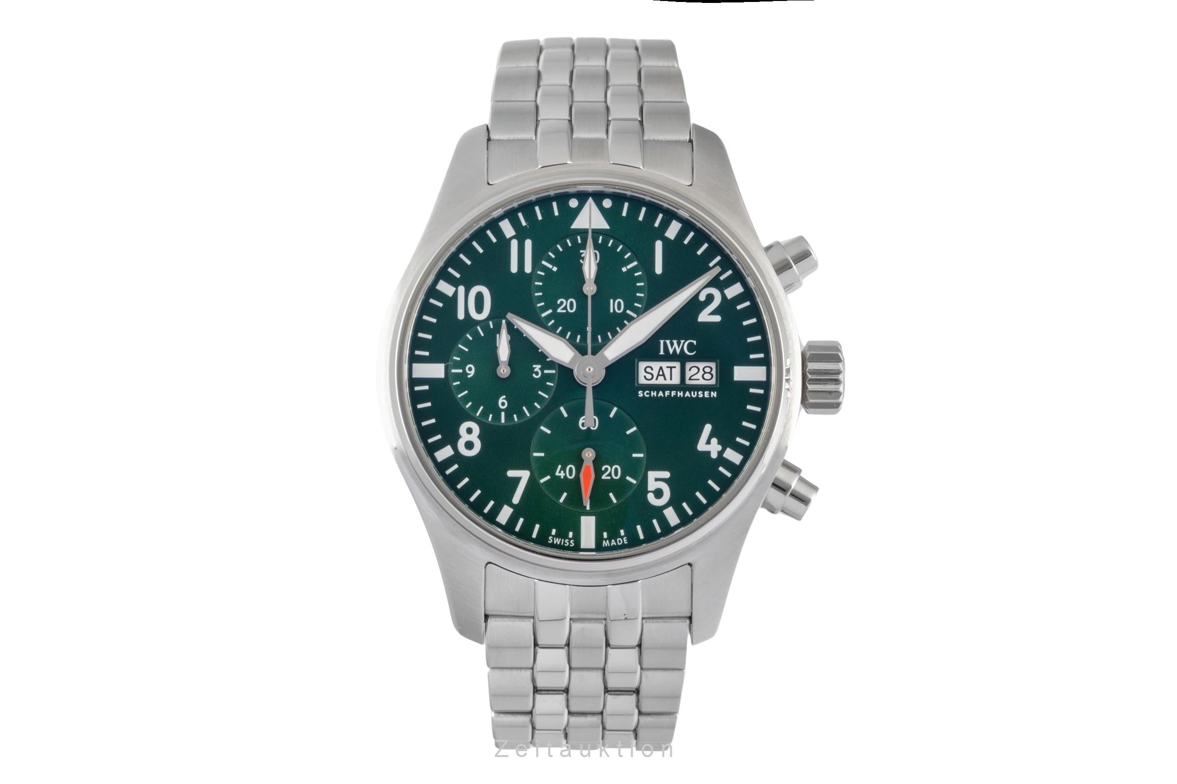 IWC Pilot chronograph steel automatic men's watch IW388103 LP: 8600EUR  [2605066]