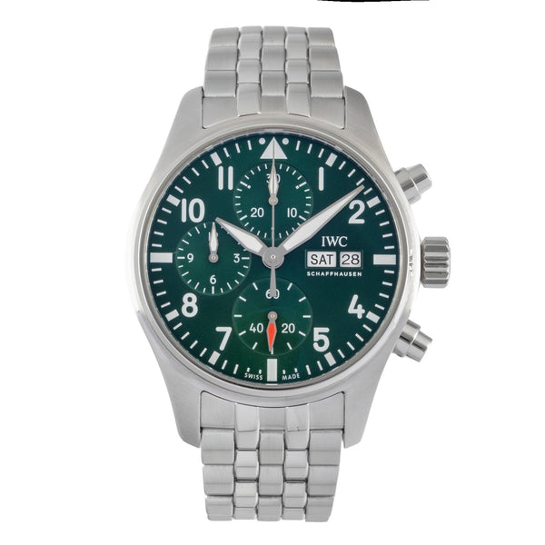 IWC Pilot chronograph steel automatic men's watch IW388103 LP: 8600EUR  [2605066]