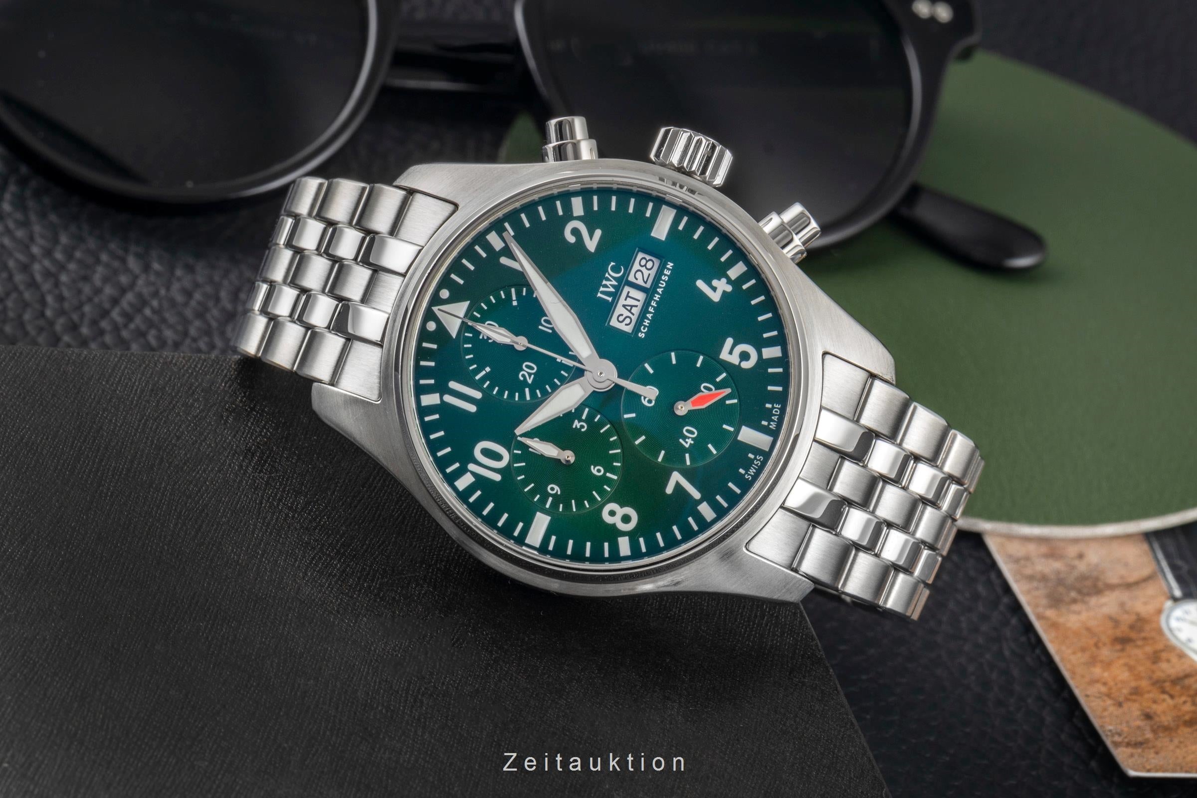 IWC Pilot chronograph steel automatic men's watch IW388103 LP: 8600EUR  [2605066]