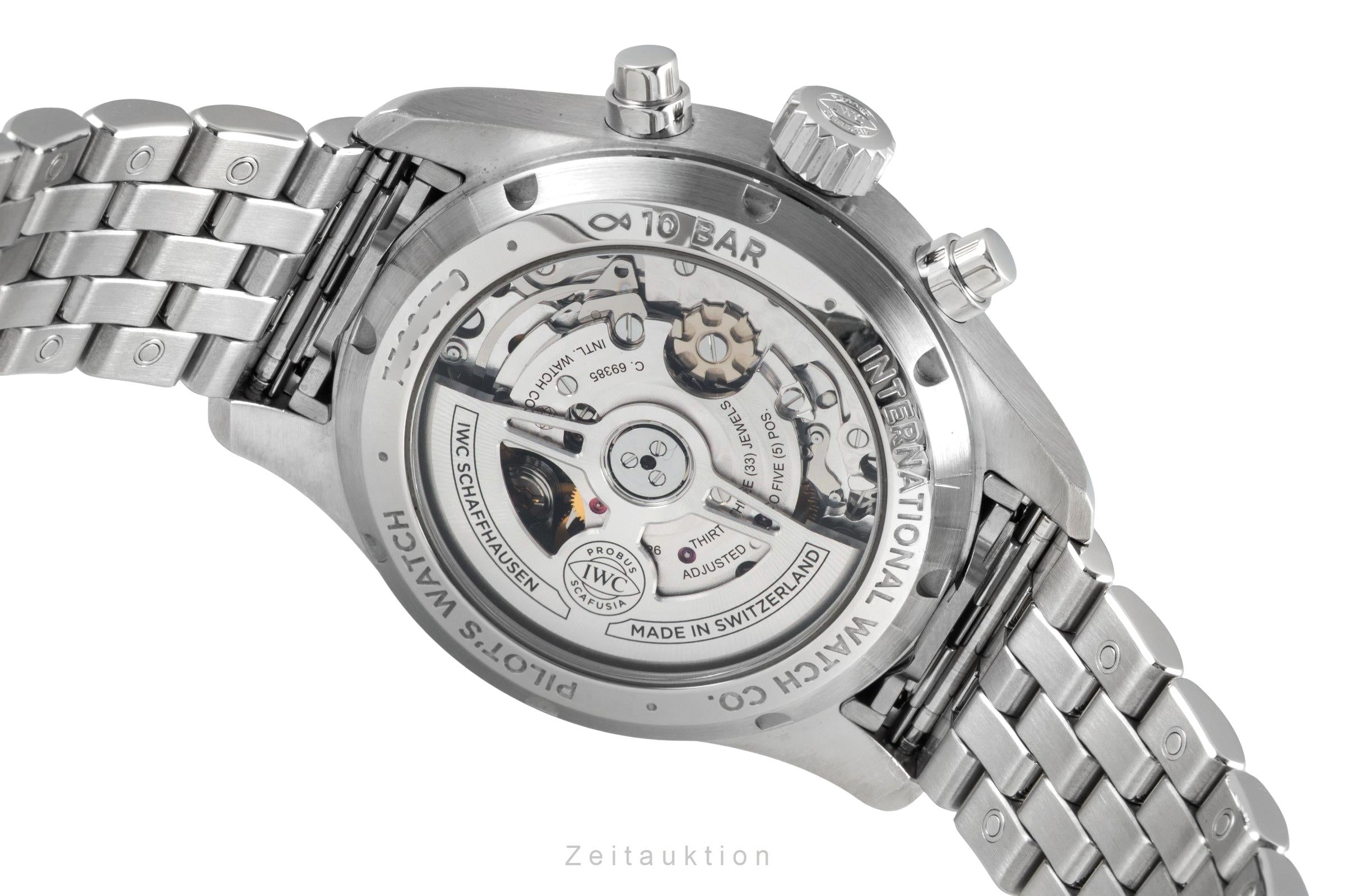IWC Pilot chronograph steel automatic men's watch IW388103 LP: 8600EUR  [2605066]