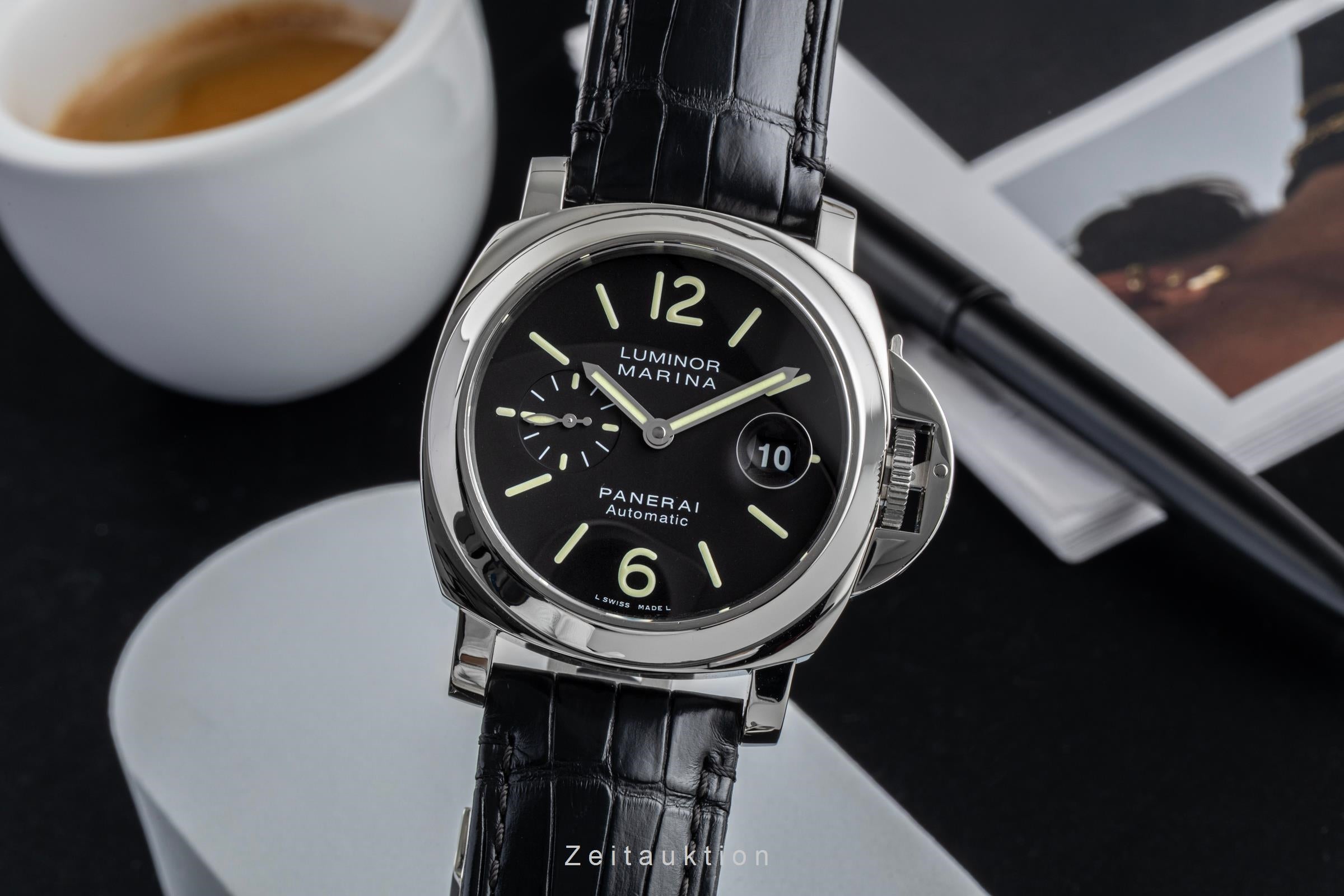 Panerai Luminor Marina steel automatic men's watch PAM00104 LP: 9200EUR  [2605067]
